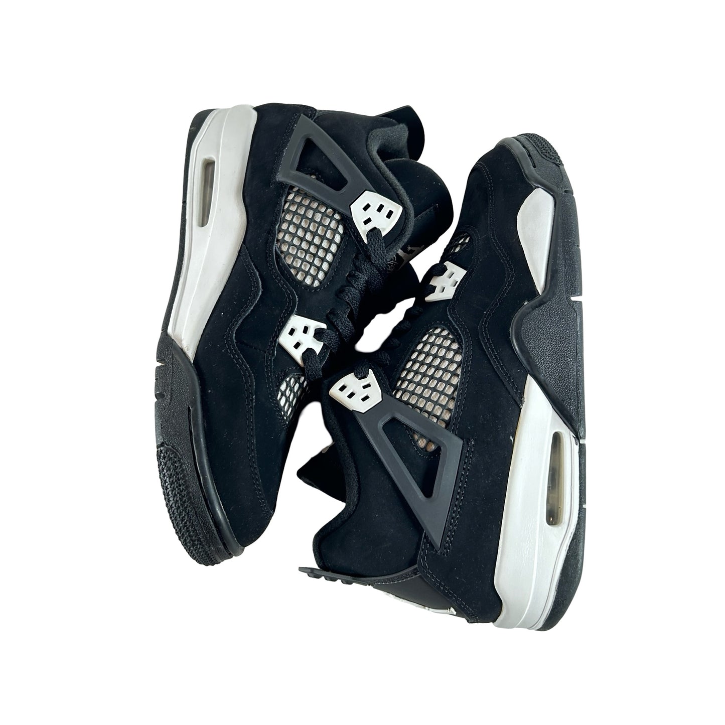 FQ8213 001 Jordan 4 Retro White Thunder (GS) [USED] - 7 Y (Used5)