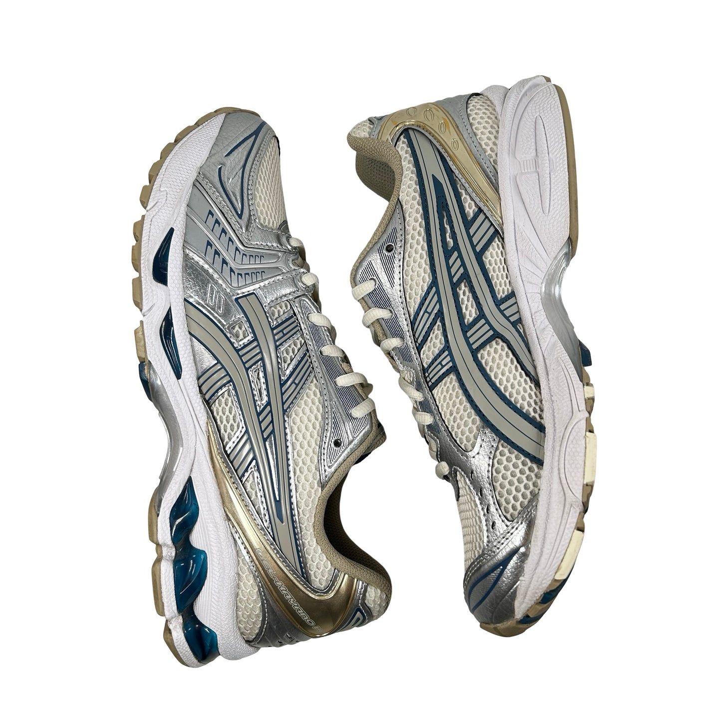 1201A019 105 ASICS Gel-Kayano 14 Cream Pure Silver Champagne [USED] - 8 M (Used)
