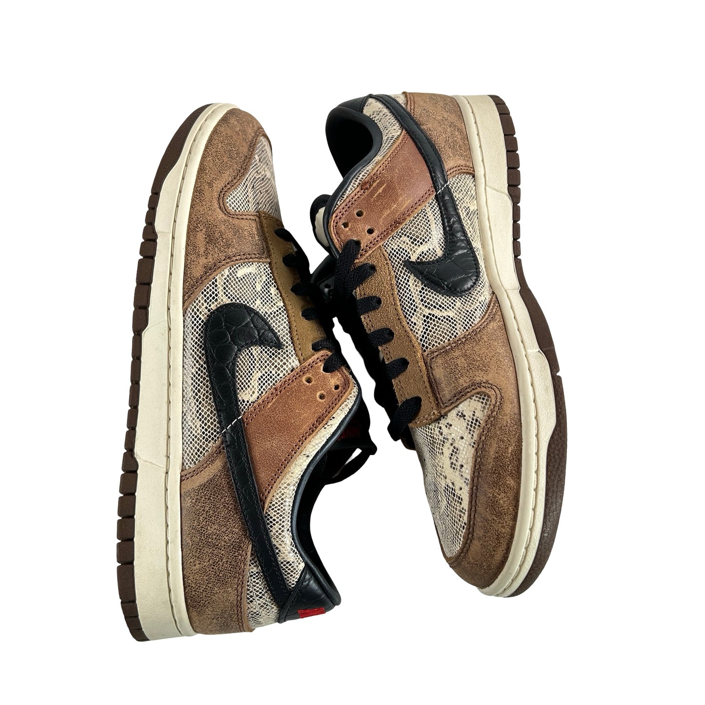 FJ5434 120 Nike Dunk Low Premium CO.JP Brown Snakeskin [USED] - 10 M (Used)