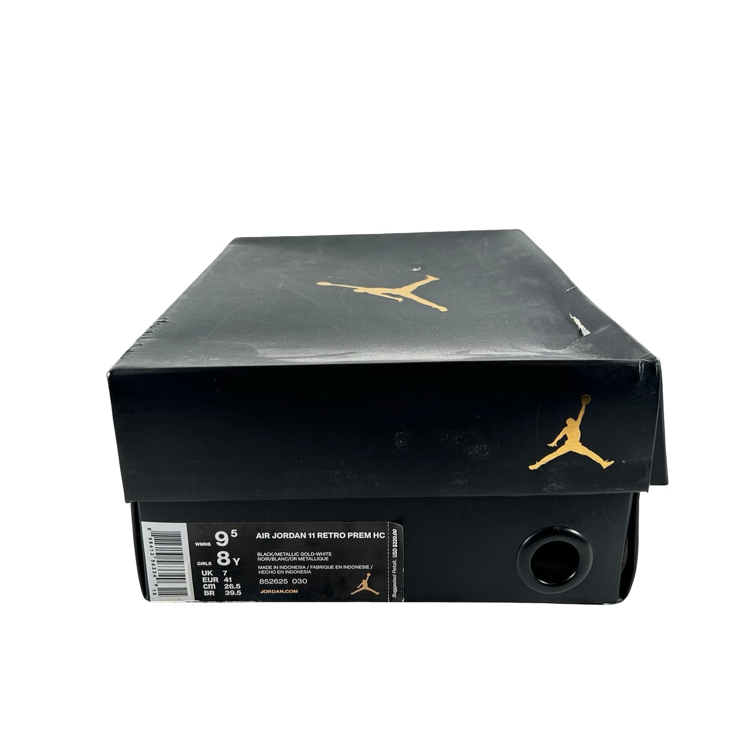 852625 030 Jordan 11 Retro Heiress Black Stingray (GS) [USED] - 9.5 W / 8 Y (Used)