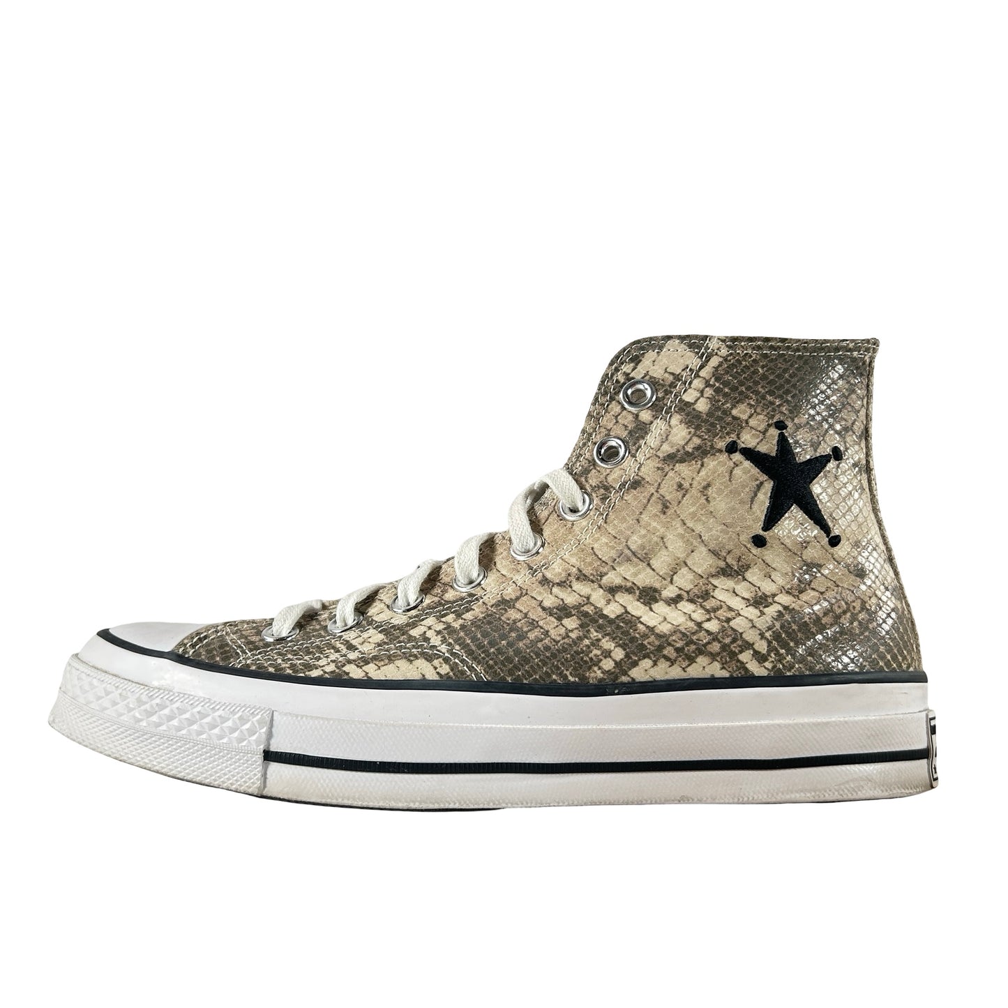 A11674C Converse Chuck Taylor All Star 70 Hi Stussy Snakeskin [USED] - 7 M (Used)