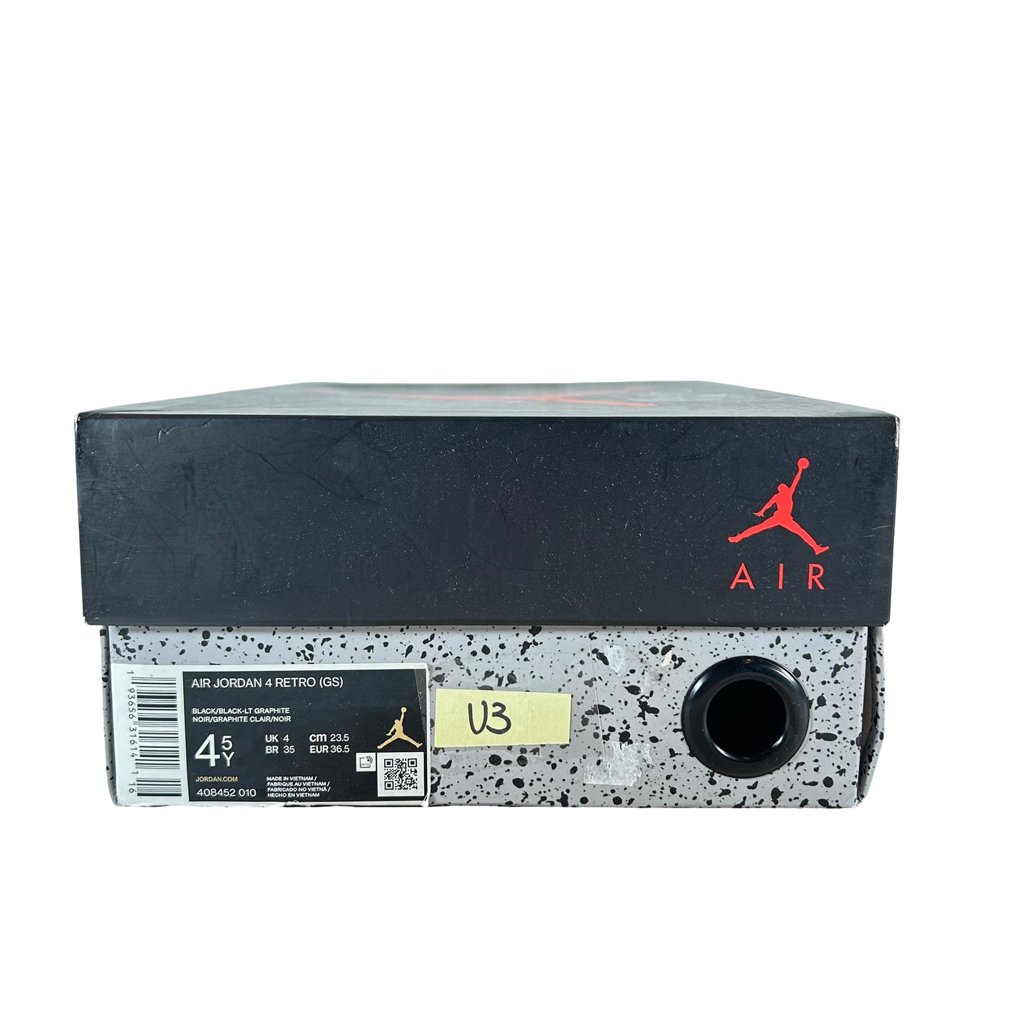 408452 010 Jordan 4 Retro Black Cat (2020) (GS) [USED] - 4.5 Y (Used3)