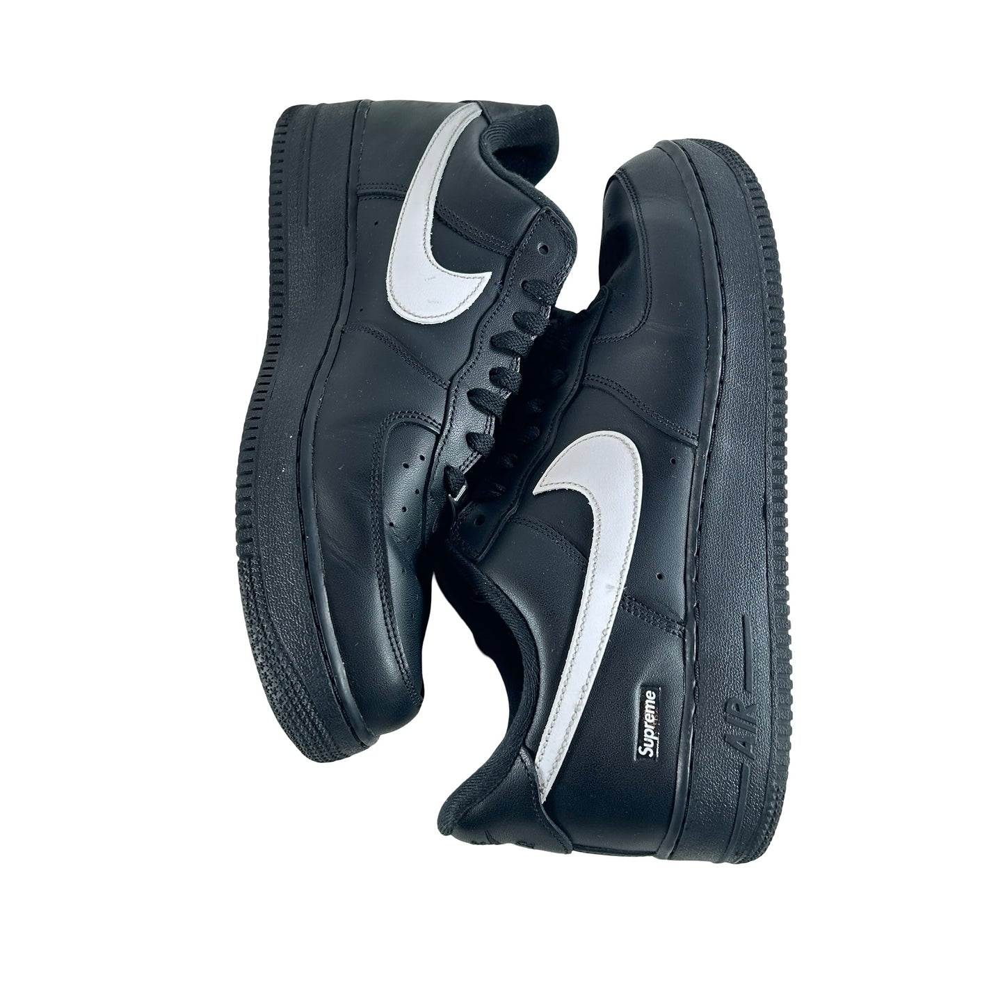 CU9225 002 Nike Air Force 1 Low Supreme Black White [USED] - 12 M (Used2)