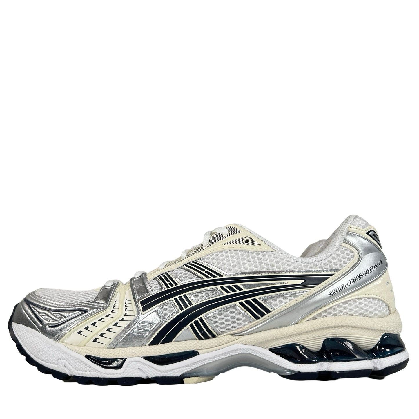 1202A956 109 ASICS Gel-Kayano 14 White Midnight (Women's) [USED] - 12 W / 10.5 M (Used)