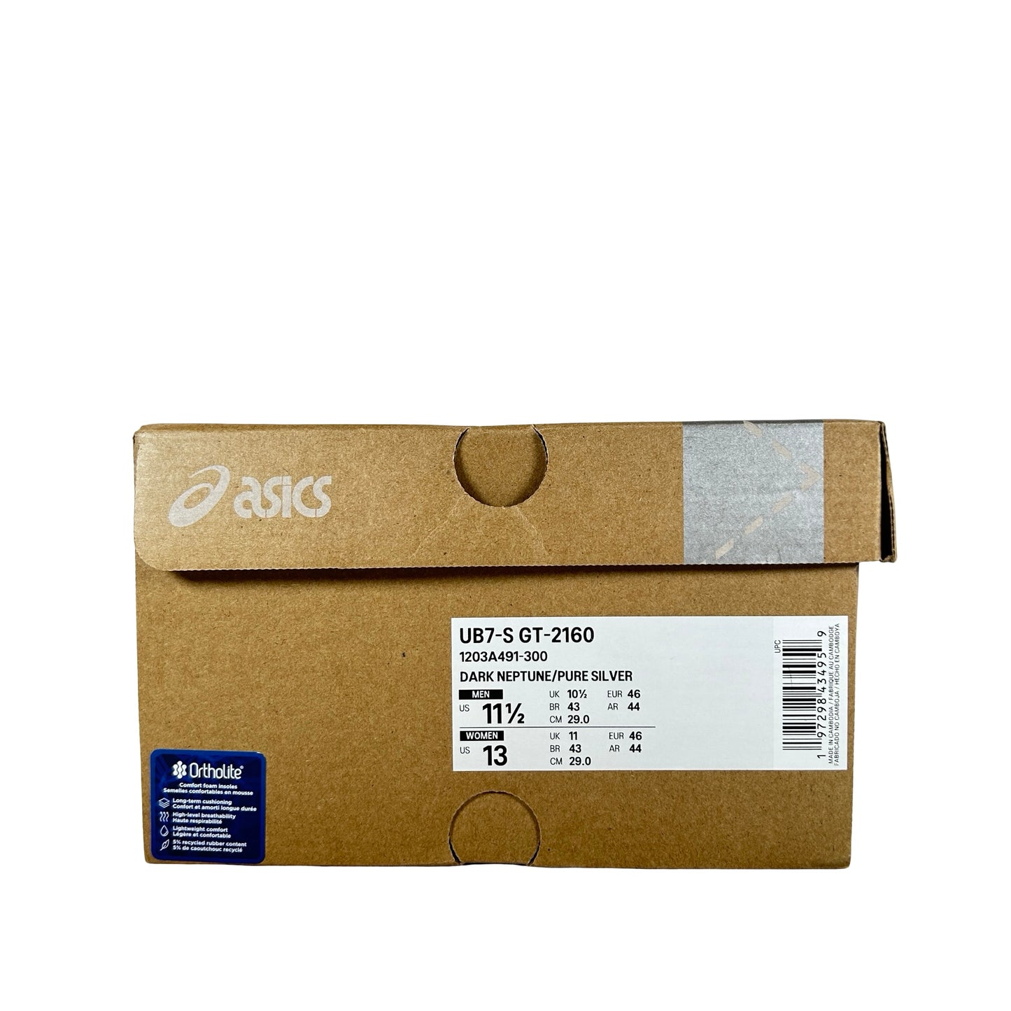 1203A491 300 ASICS UB7-S GT-2160 Kiko Kostadinov Dark Neptune [USED] - 11.5 M (Used)