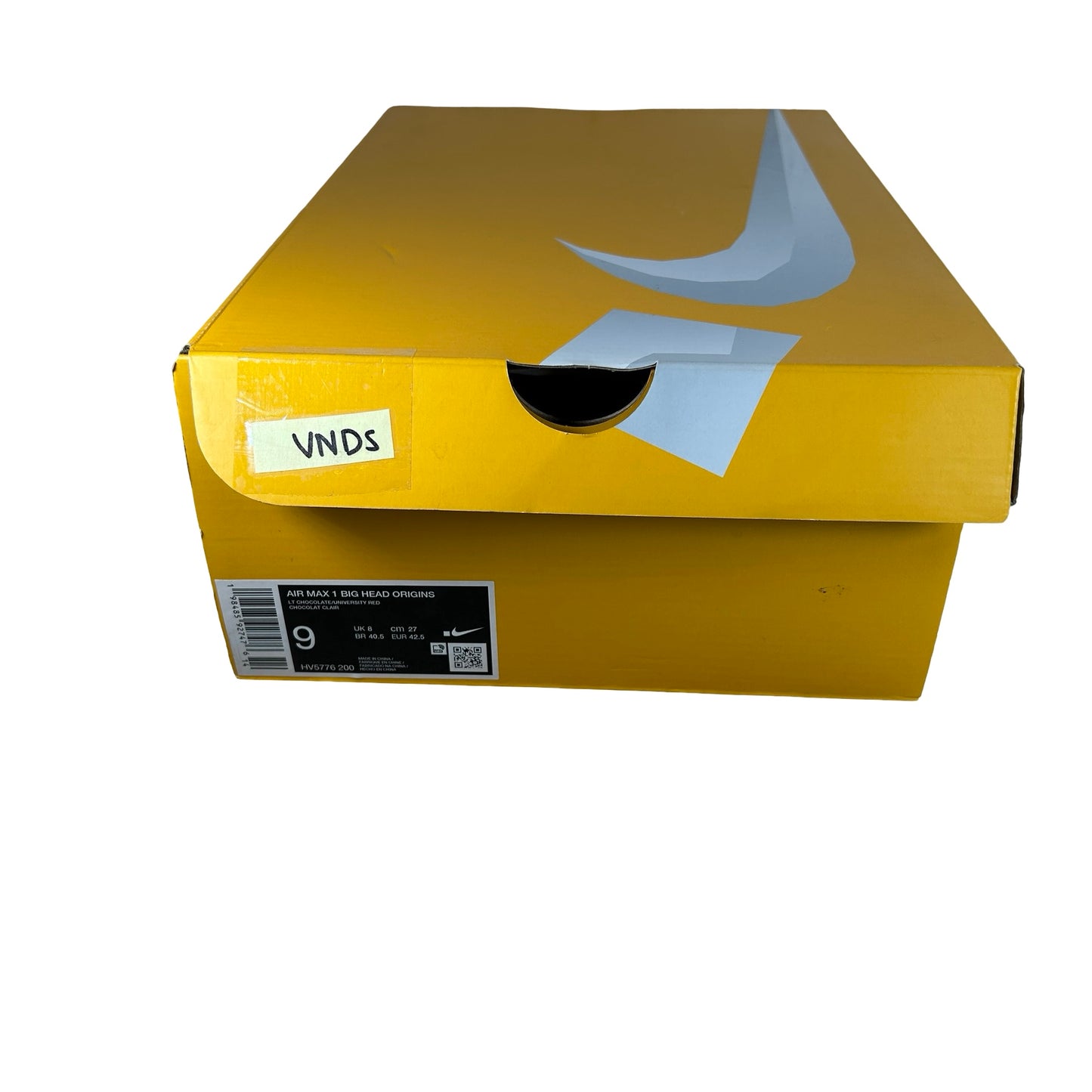 HV5776 200 Nike Air Max 1 .SWOOSH Low Poly Big Head Origins [USED] - 9 M (VNDS)