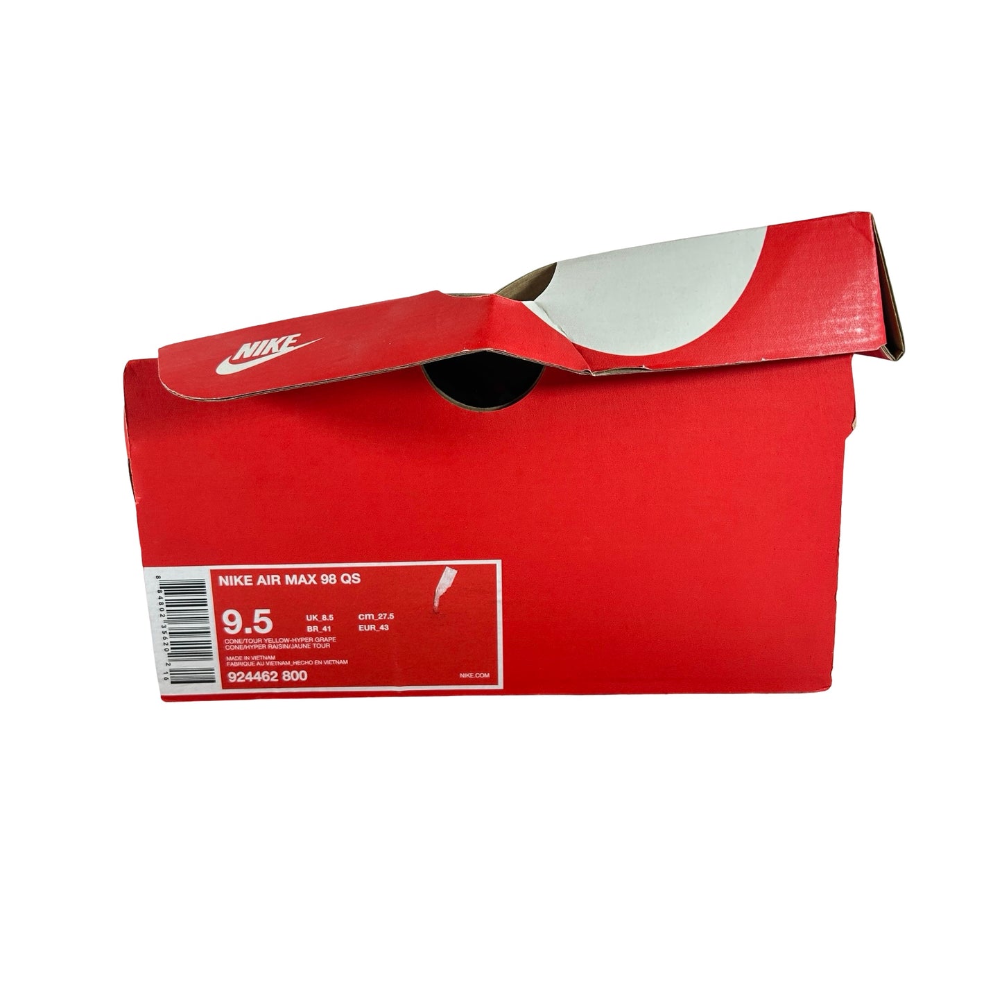 924462 800 Nike Air Max 98 Cone [USED] - 9.5 M (Used)