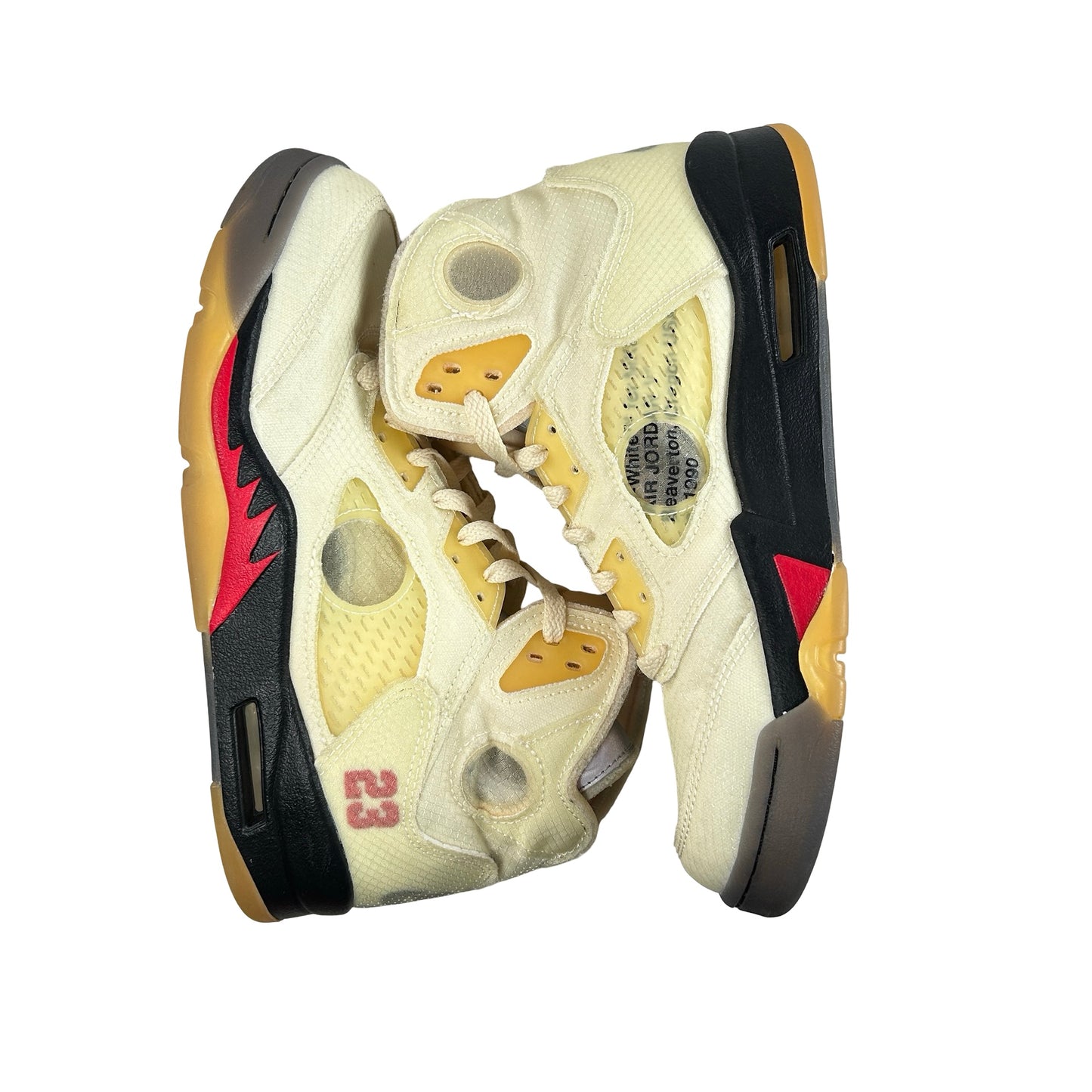 DH8565 100 Jordan 5 Retro Off-White Sail [USED] - 7.5 M (Used4)