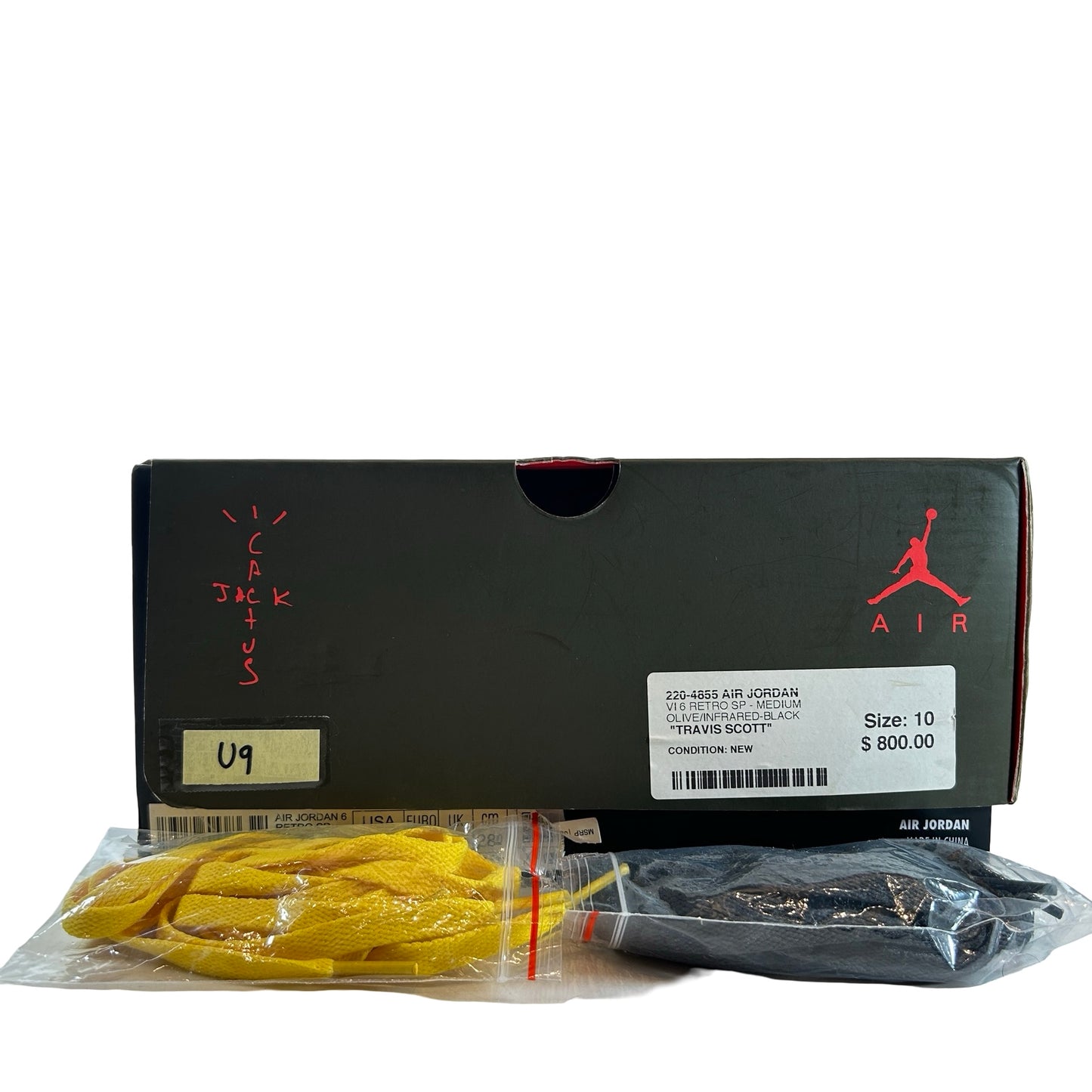 CN1084 200 Jordan 6 Retro Travis Scott [USED] - 10 M (Used9)