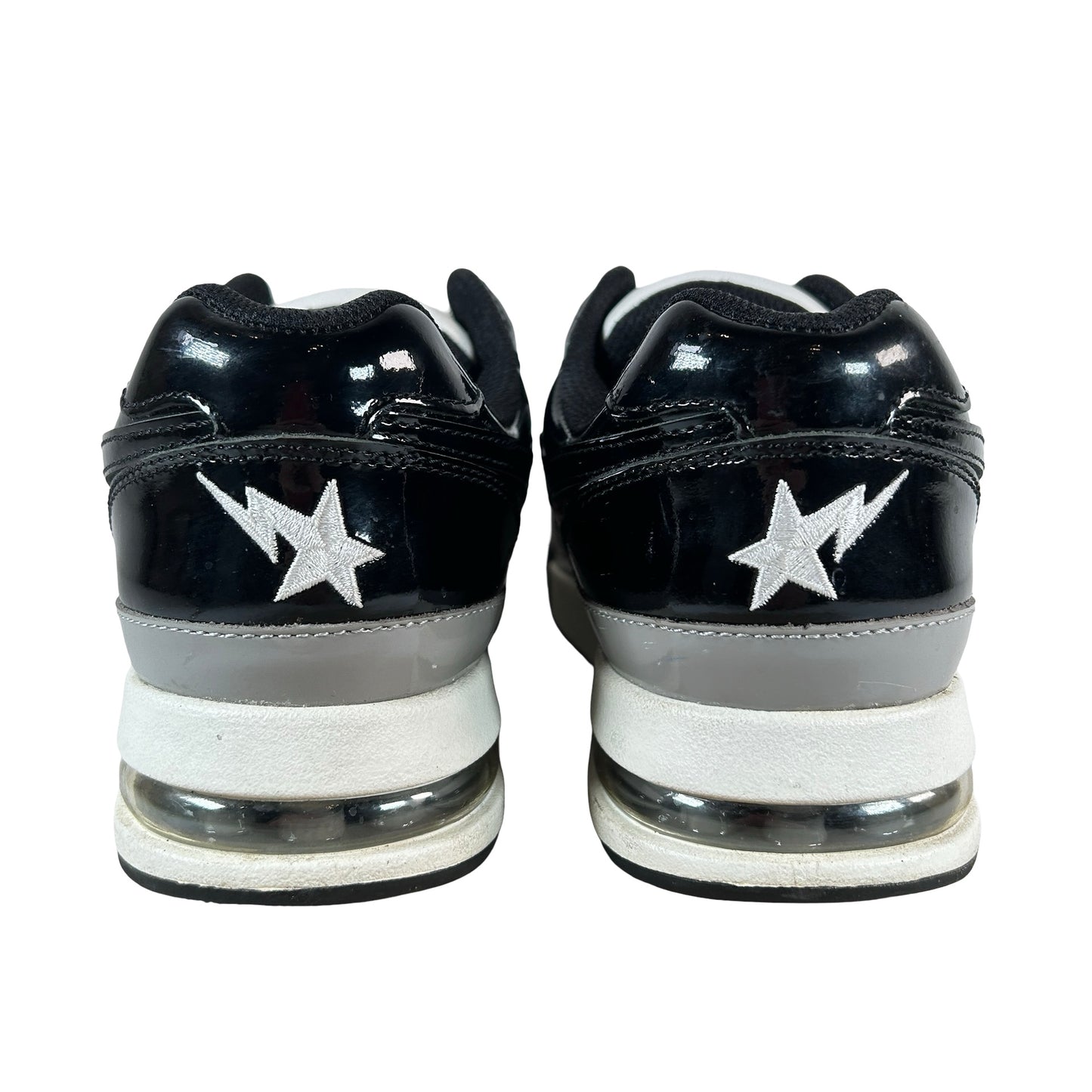 1J20191009BLK A Bathing Ape Bape Road Sta Black White [USED] - 7 M (Used) (No Box)
