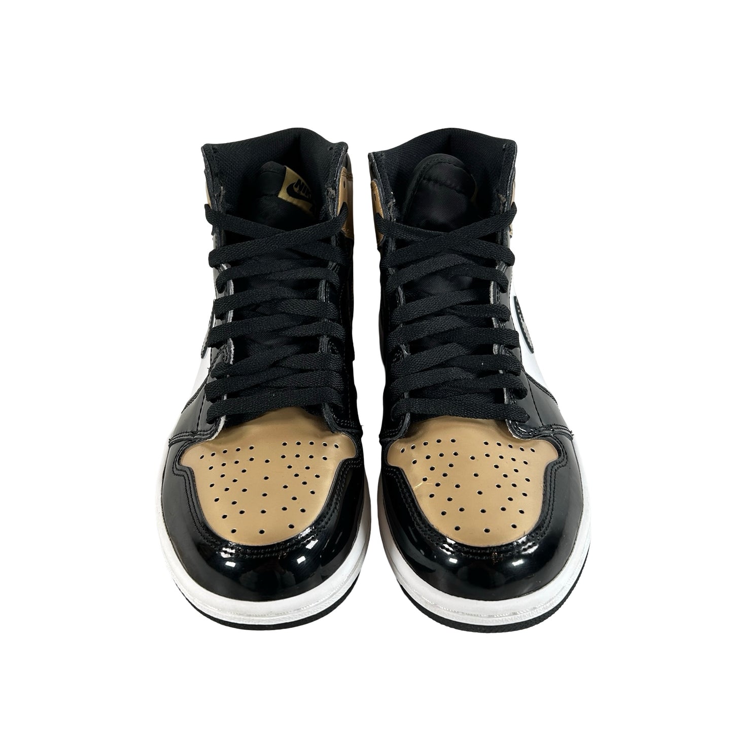 861428 007 Jordan 1 Retro High NRG Patent Gold Toe [USED] - 8 M (Used3)