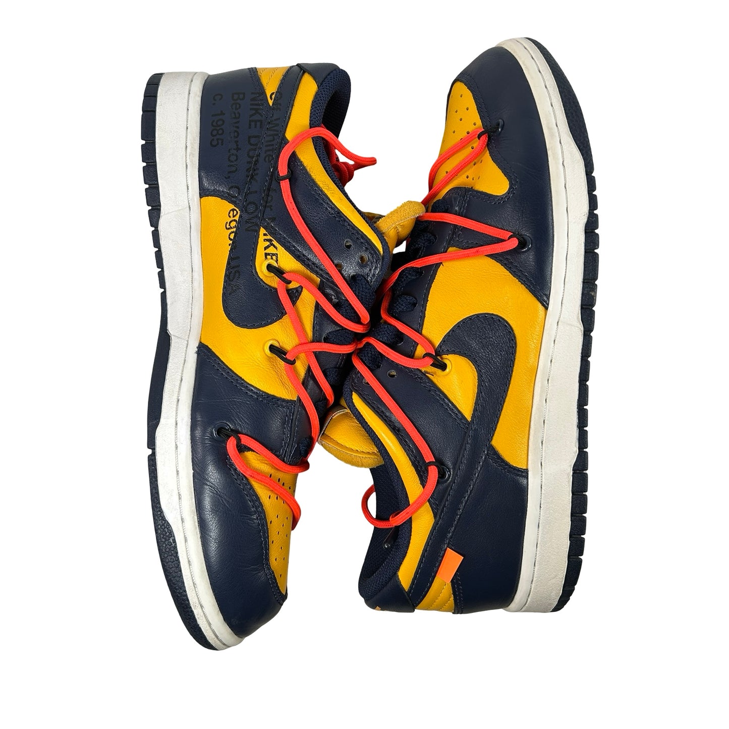 CT0856 700 Dunk Low Off-White University Gold [USED] - 8.5 M (Used3)