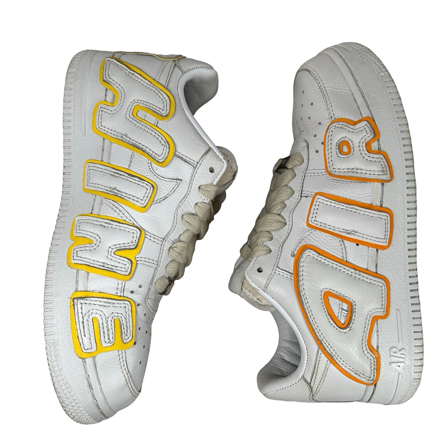 Cactus Plant Flea Market Nike By You Air Force 1 White/Yellow [USED] - 5.5 M (Used)