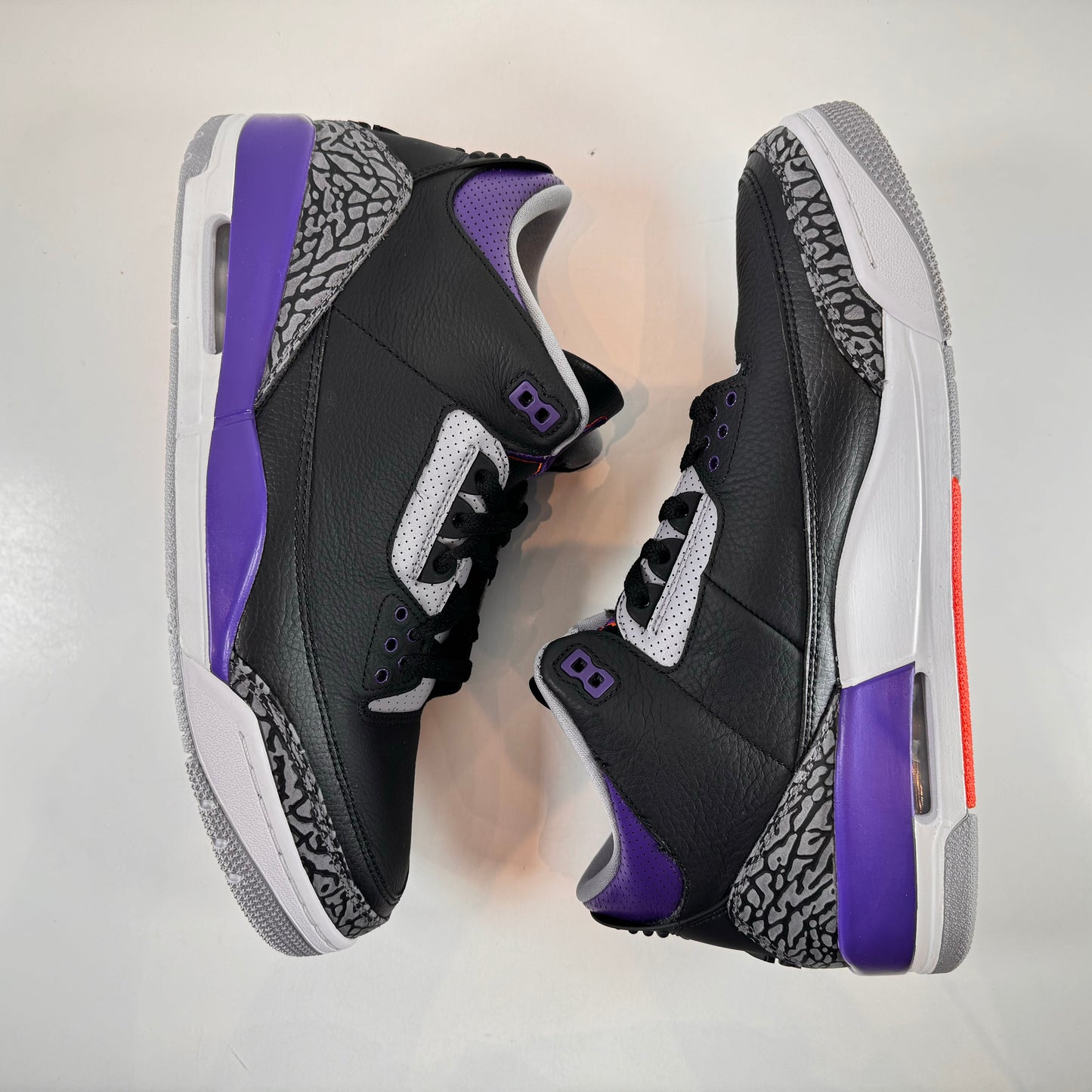 CT8532 050 Jordan 3 Retro Black Court Purple [USED] - 12 M (VNDS)