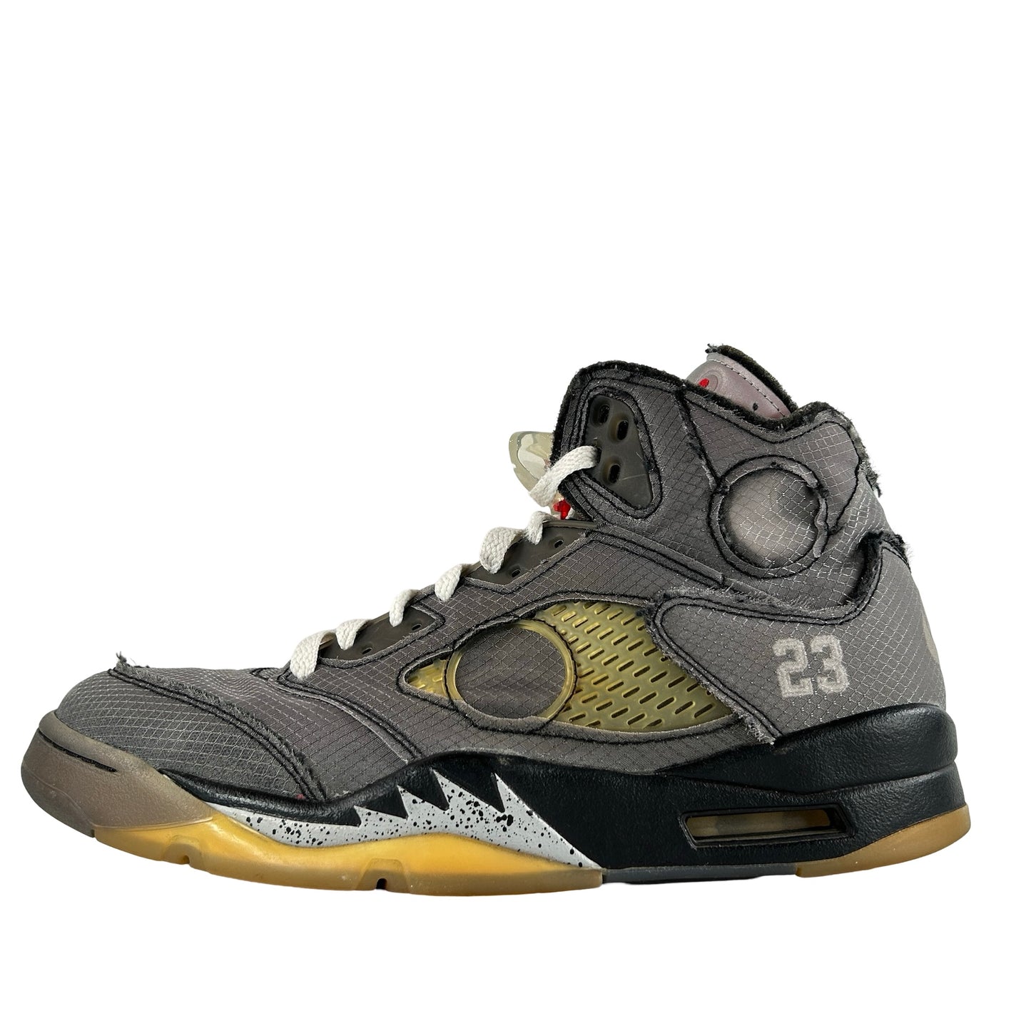 CT8480 001 Jordan 5 Off-White Black [USED] - 9.5 M (Used3)