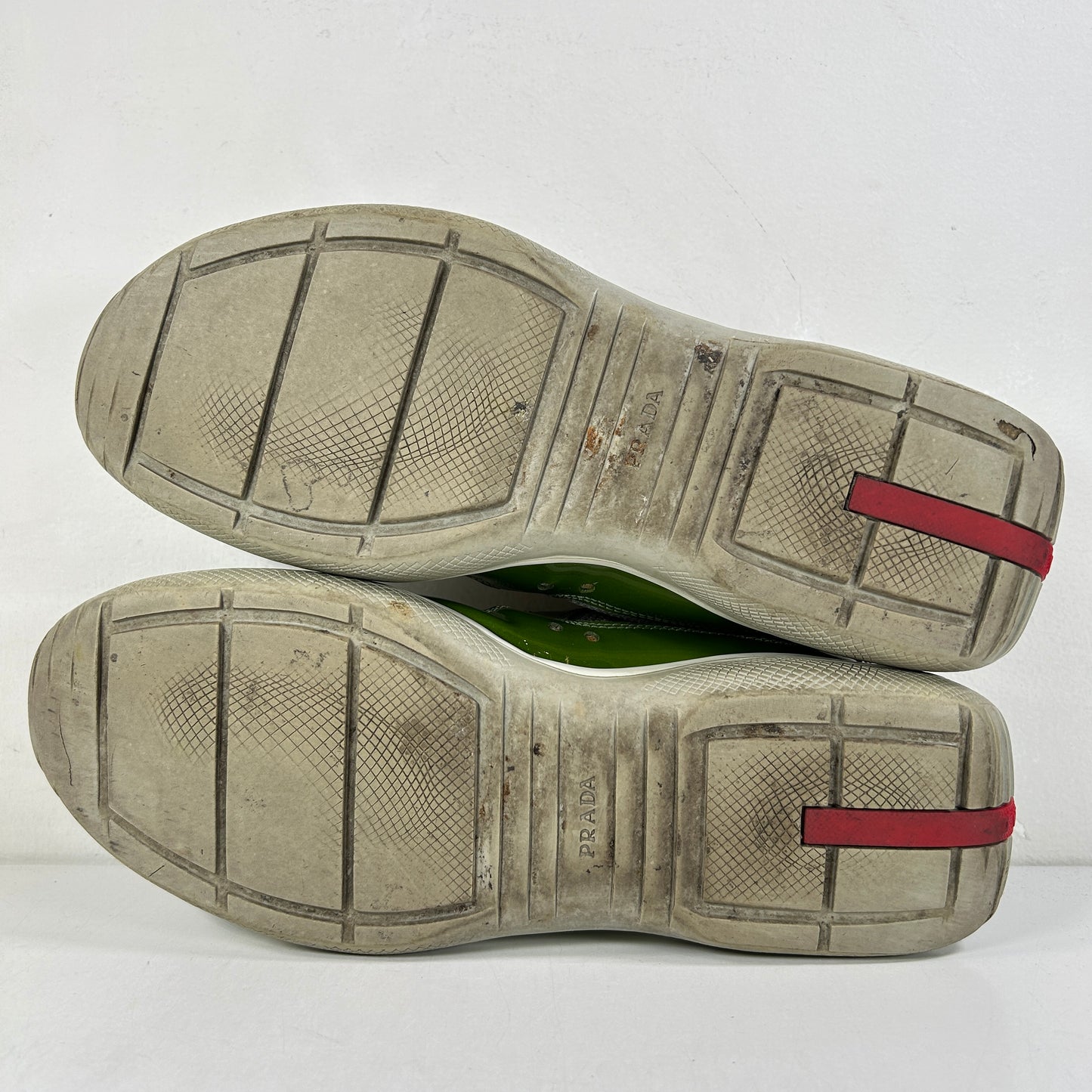Prada America's Cup Green Silver [USED] - 9 M (Used) (No Box)