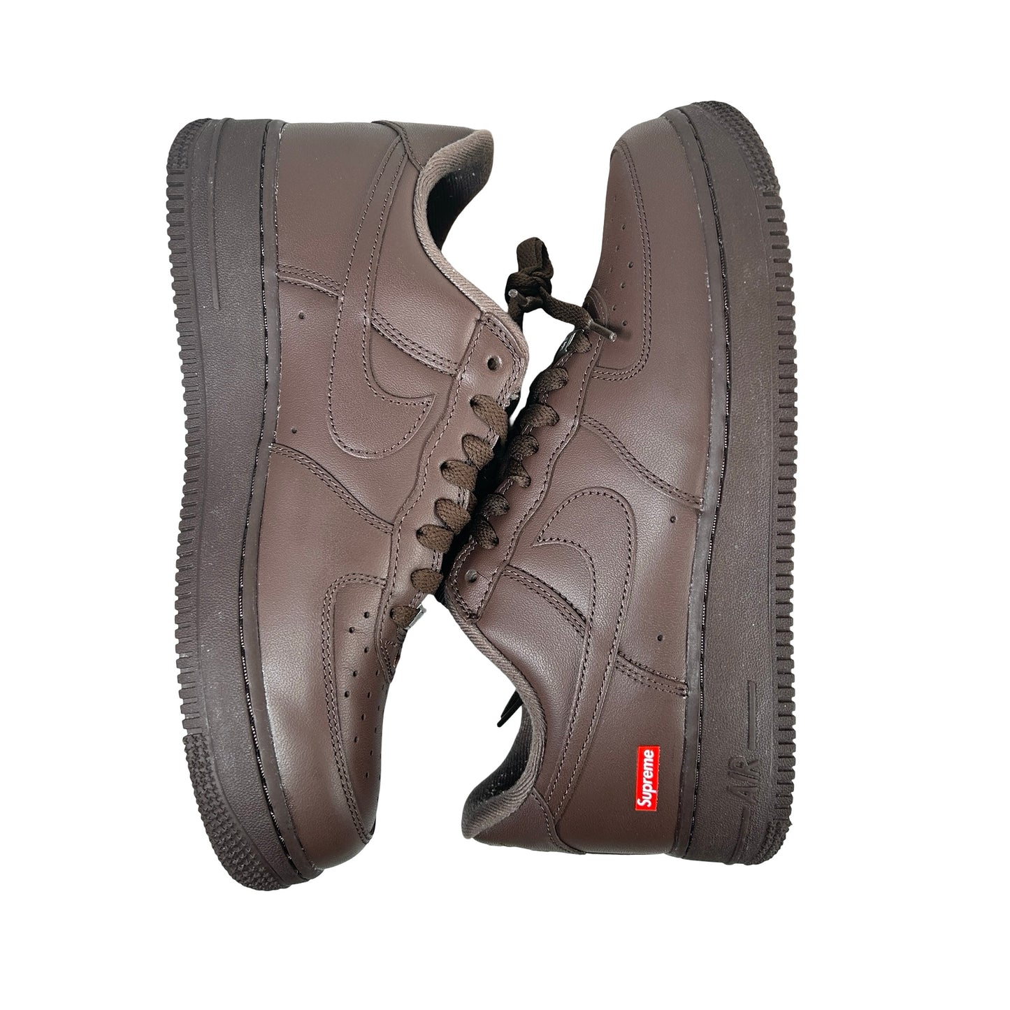 CU9225 200 Nike Air Force 1 Low Supreme Baroque Brown [USED] - 8.5 M (Used)