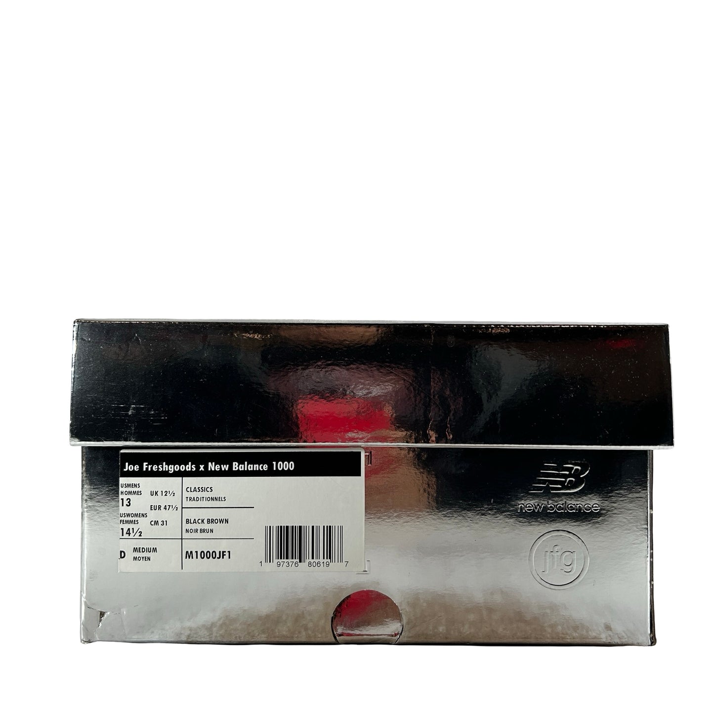 M1000JF1 New Balance 1000 Joe Freshgoods When Things Were Pure Black Ice [USED] - 13 M (Used)