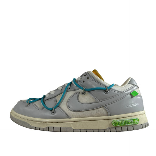 DM1602 115 Nike Dunk Low Off-White Lot 2 [USED] - 9 M (Used) (Missing Zip Tie)