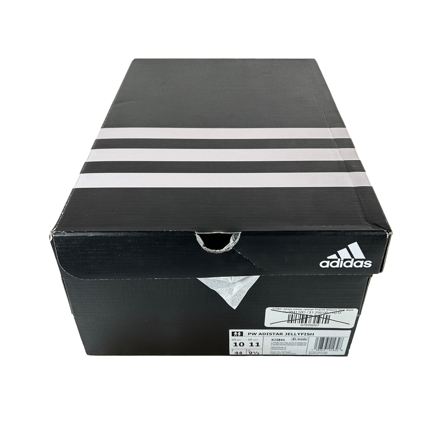KJ3841 adidas Adistar Jellyfish Pharrell Williams Triple Black [USED] - 10 M (Used)