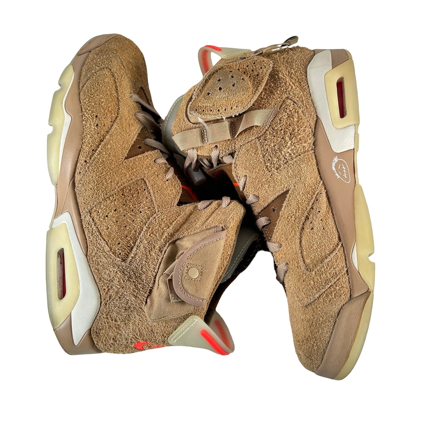 DH0690 200 Jordan 6 Retro Travis Scott British Khaki [USED] - 11.5 M (Used) (Replace Box)
