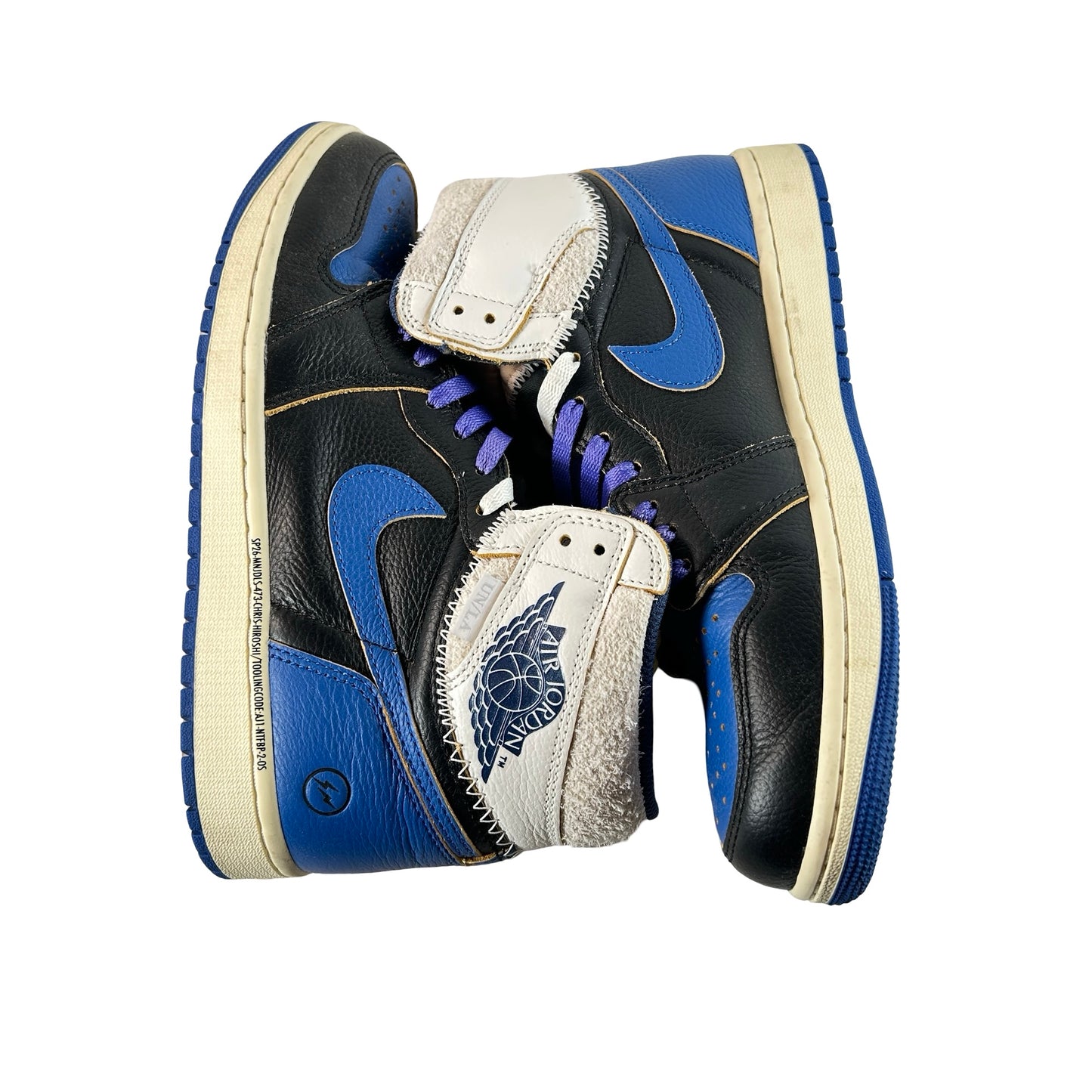 IO7847 001 Jordan 1 Retro High OG SP Fragment x Union LA Sport Royal [USED] - 9 M (Used3)