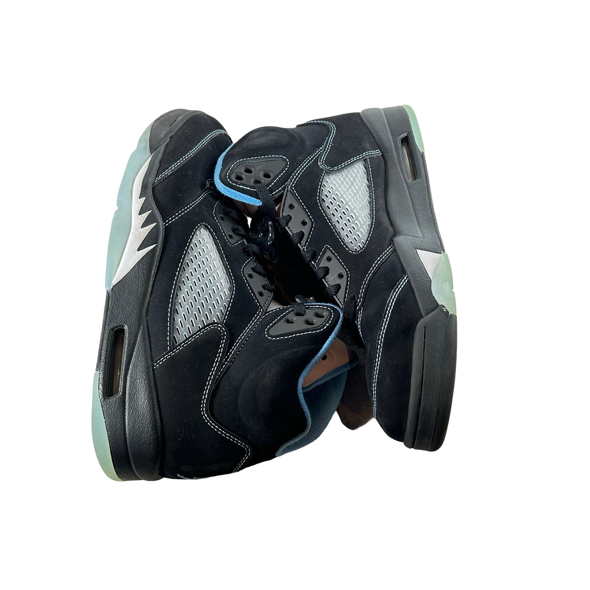 DD0587 008 Air Jordan 5 Retro Black University Blue (2026) [USED] - 9.5 M (Used2) (No Box2)