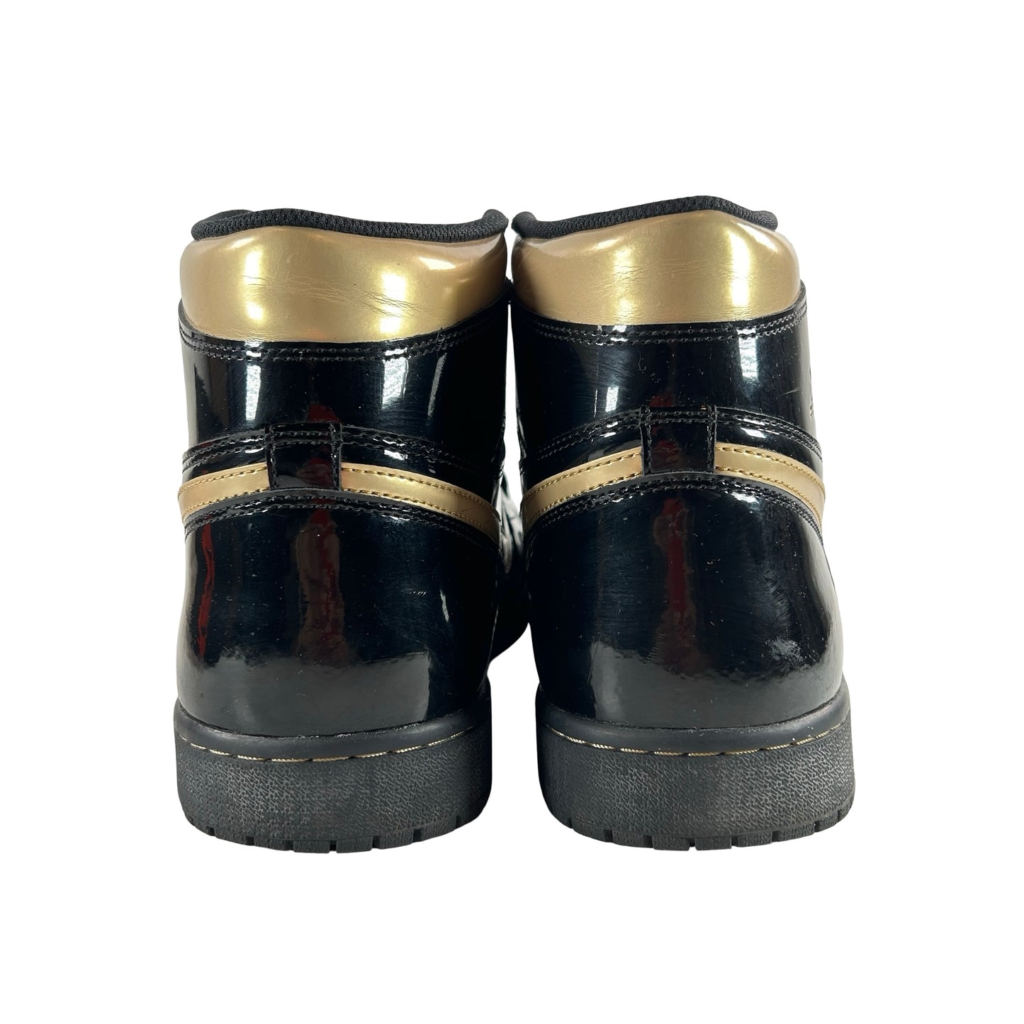 555088 032 Jordan 1 Black/Gold [USED] - 14 M (Used2)