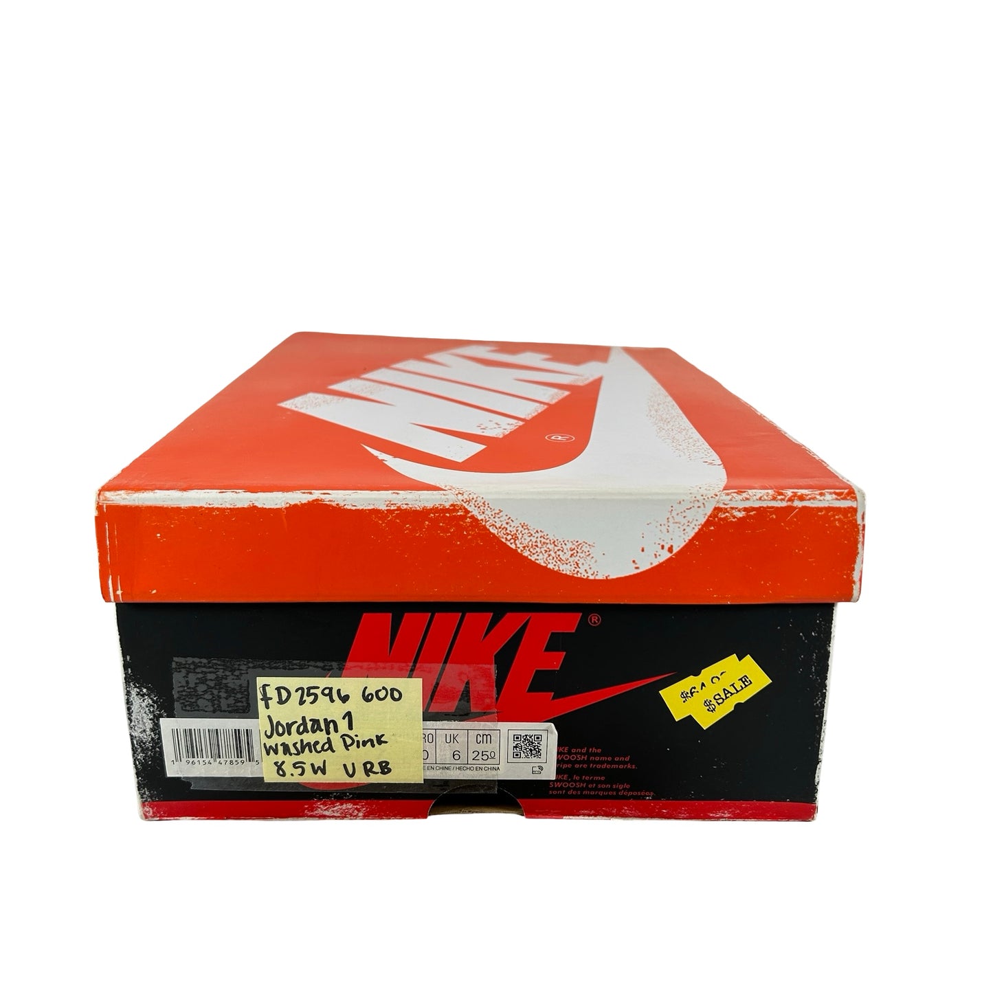 FD2596 600 Jordan 1 Retro High OG Washed Pink [USED] - 8.5 W (REPLACE BOX)