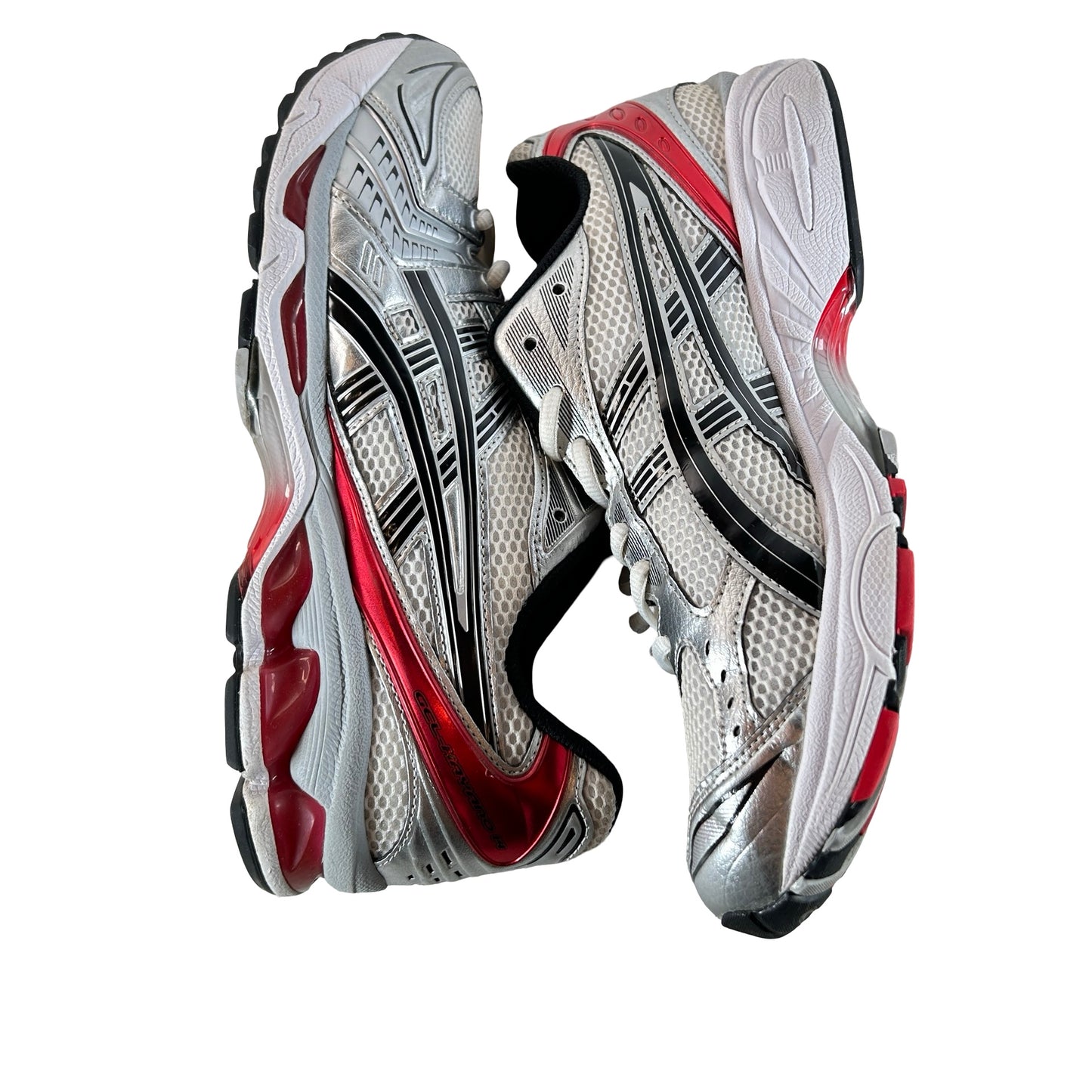 1201A019 103 ASICS Gel-Kayano 14 White Classic Red [USED] - 11.5 M (Used)