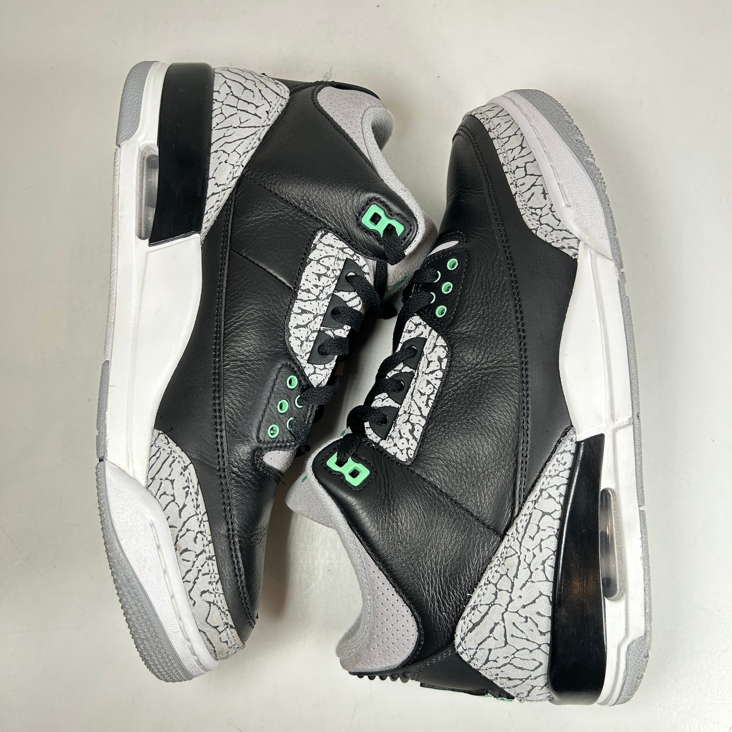 CT8532 031 Jordan 3 Retro Green Glow [USED] - 10 M (Used2)