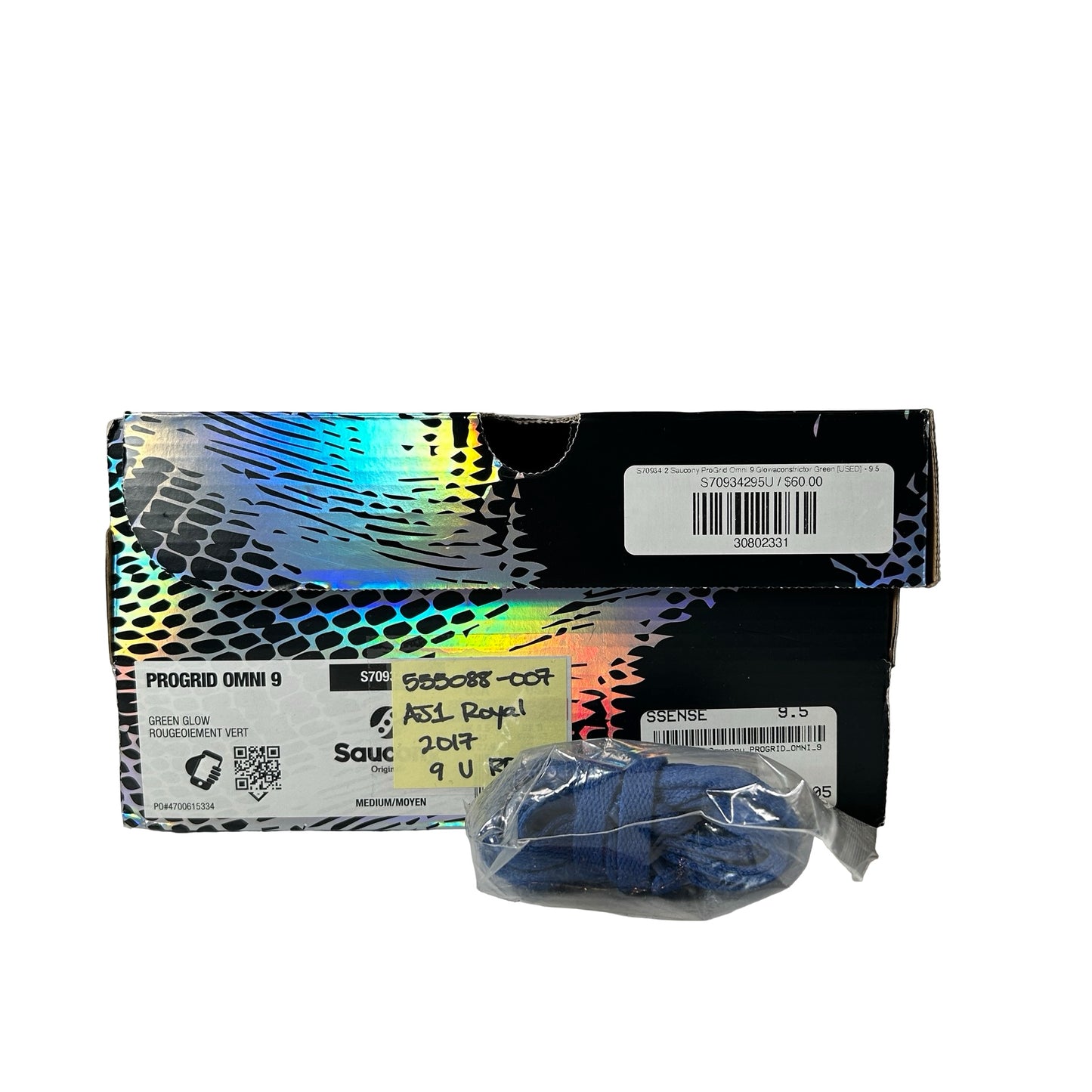 555088 007 Jordan 1 Royal (2017) [USED] - 9 M (Used2) (Replace Box2)