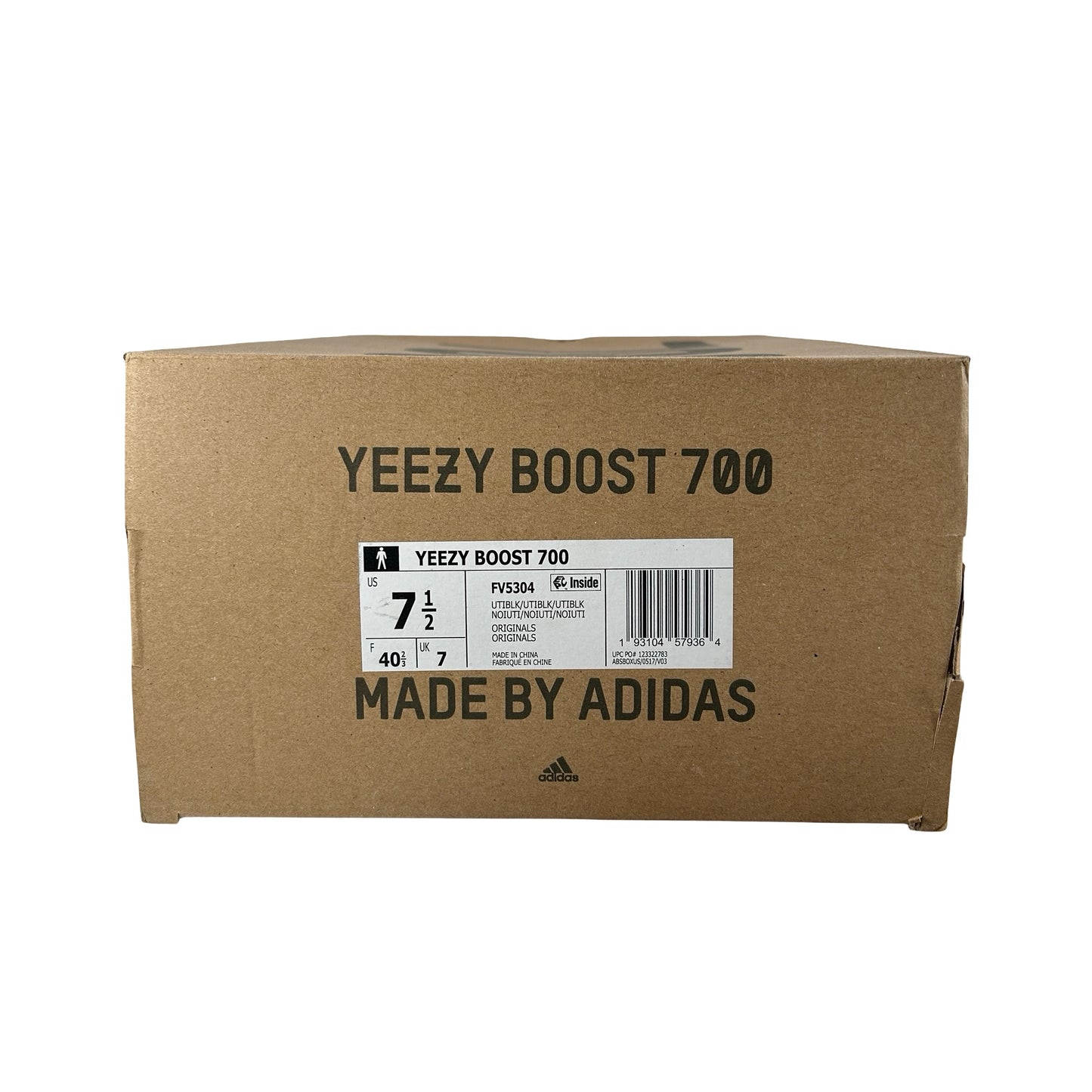 FV5304 adidas Yeezy Boost 700 Utility Black (2019/2023) [USED] - 7.5 M (Used)