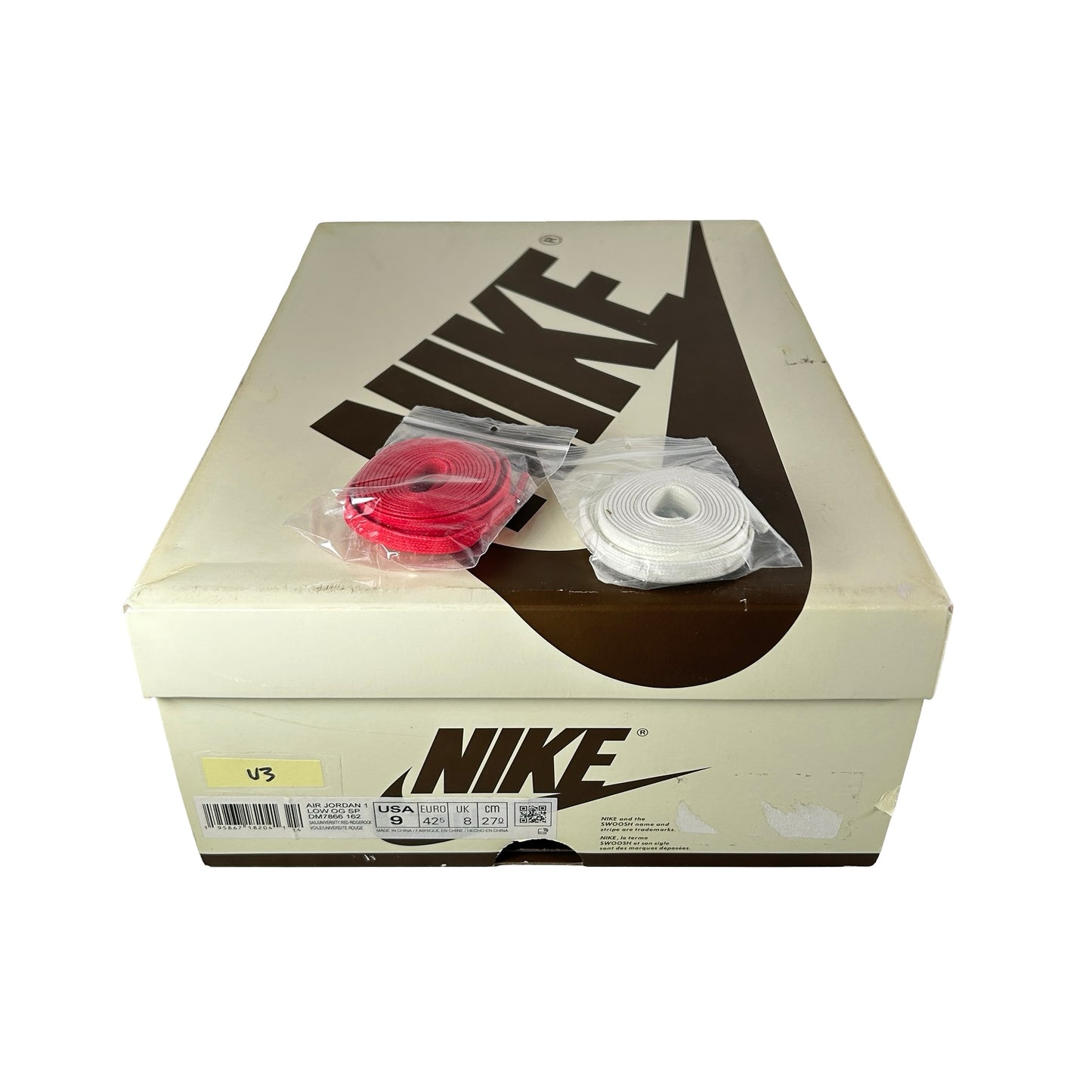 DM7866 162 Jordan 1 Retro Low OG SP Travis Scott Reverse Mocha [USED] - 9 M (Used3)