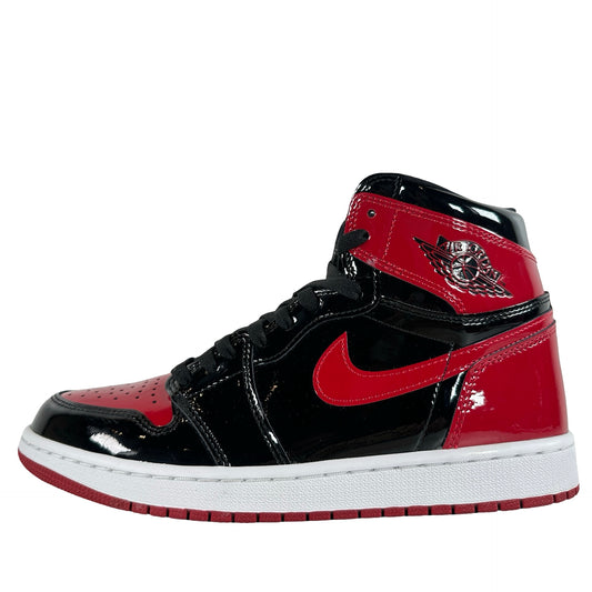 555088 063 Jordan 1 Retro High OG Patent Bred [USED] - 9 M (Used10)
