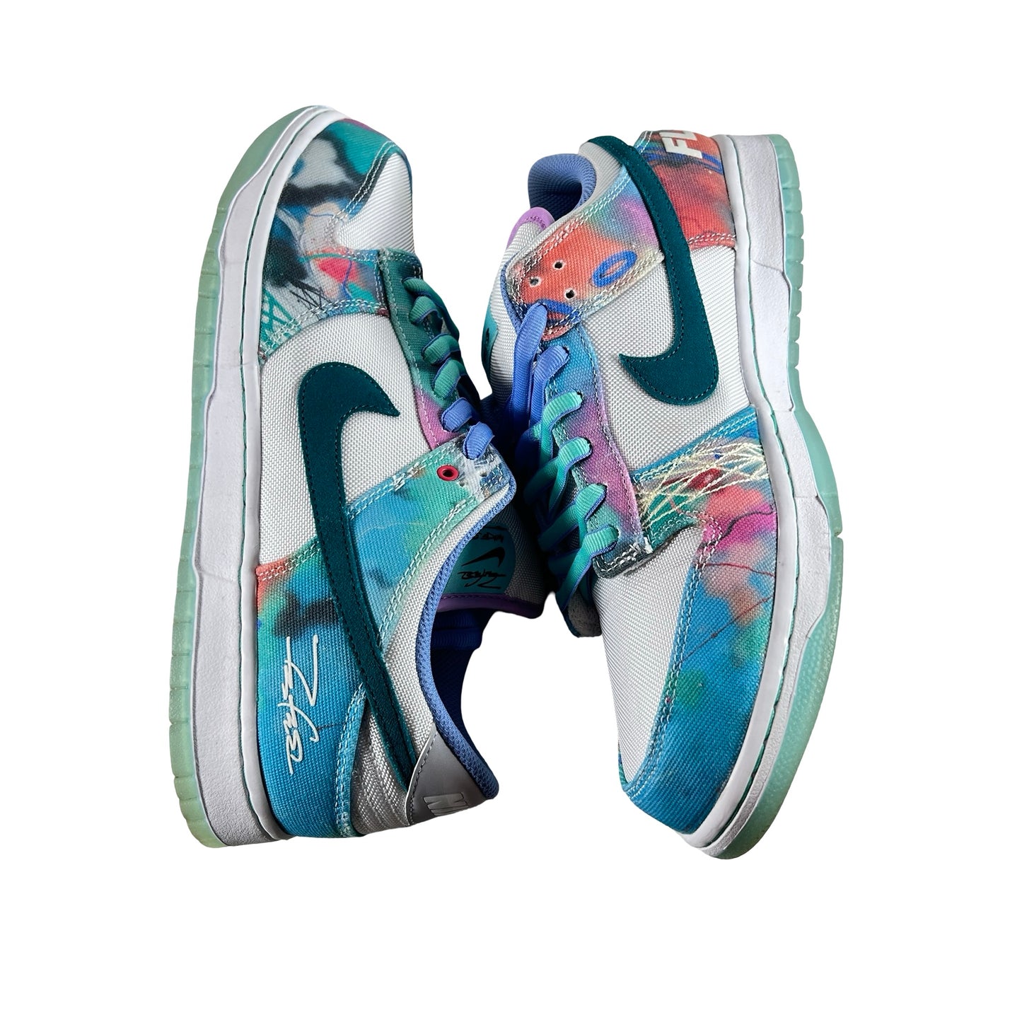 HF6061 400 Nike SB Dunk Low Futura Laboratories Bleached Aqua [USED] - 12 M (Used4)
