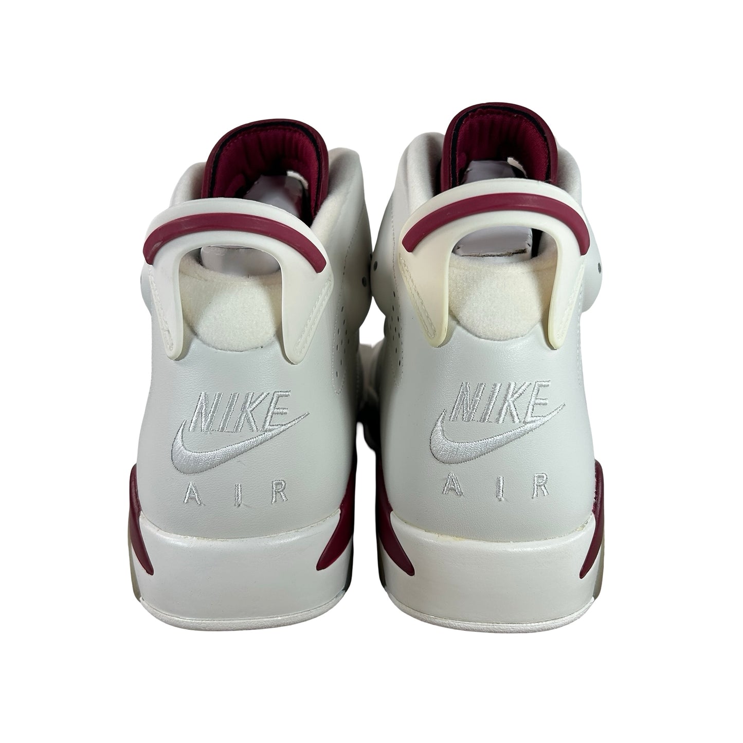 384664 116 Jordan 6 Maroon  - 10.5 M (Yellowing2)