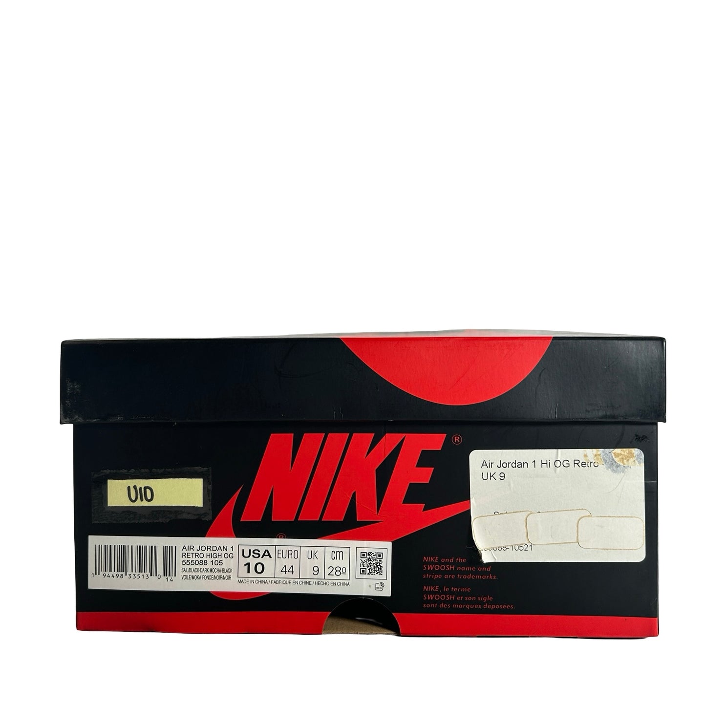 555088 105 Jordan 1 Mocha [USED] - 10 M (Used10)