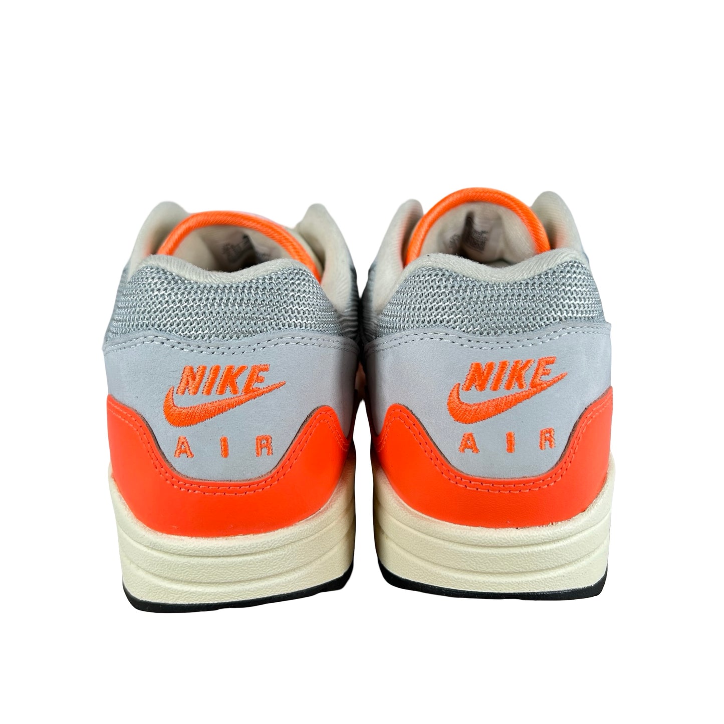 II7055 800 Nike Air Max 1 Patta Waves Hyper Crimson Pure Platinum [USED] - 11.5 M (Used)