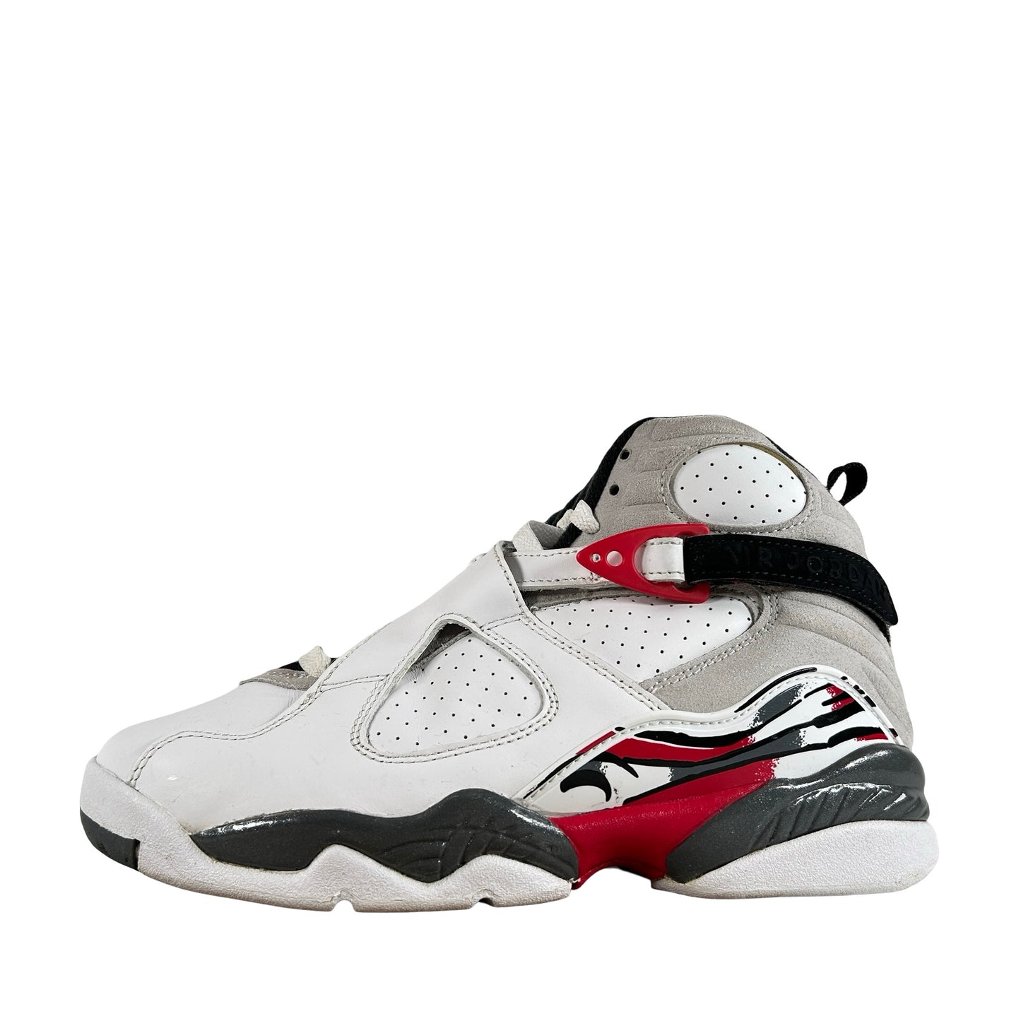 305368 100 Jordan 8 Retro White True Red (2025) (GS) [USED] - 5.5 Y (Used)