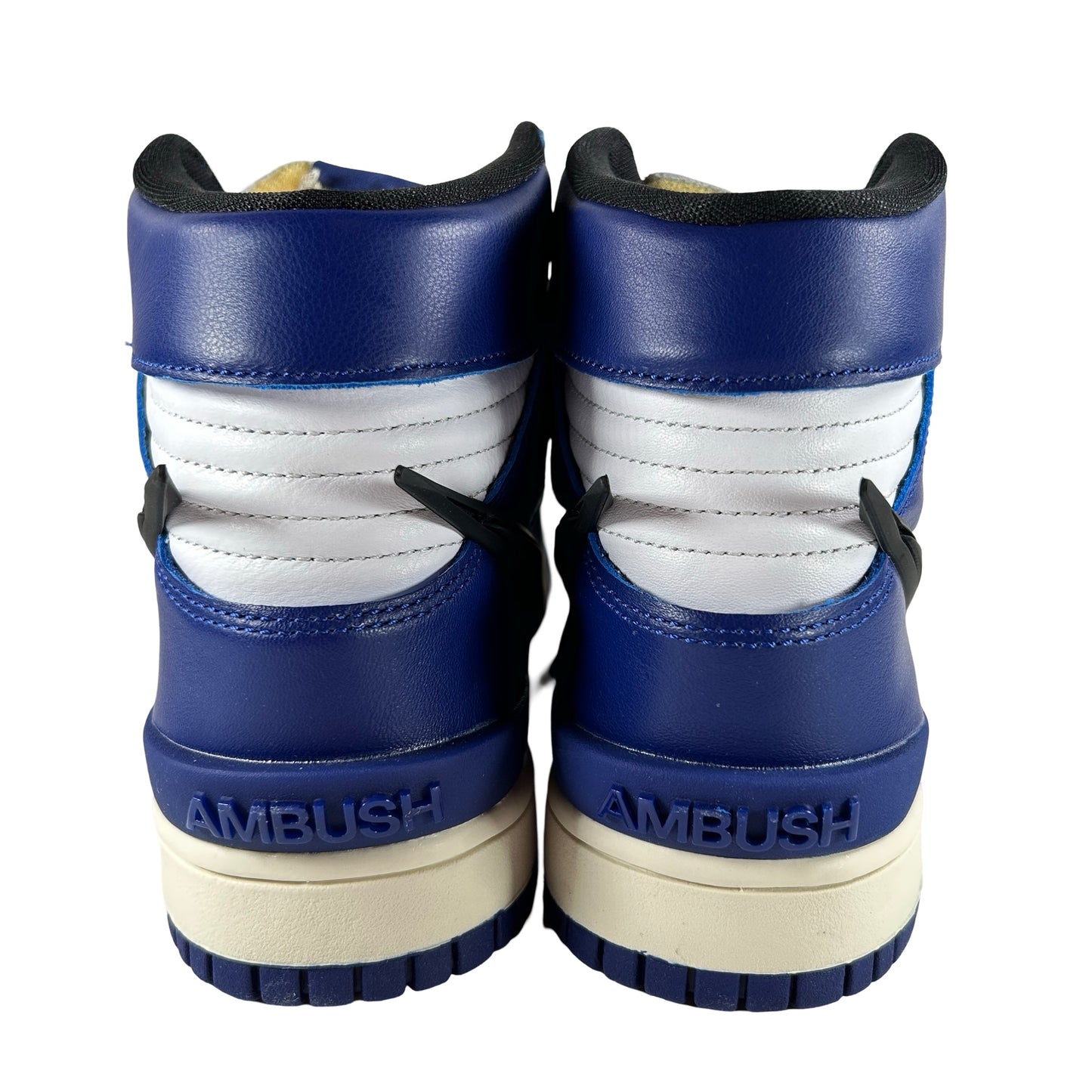 CU7544 400 Nike Dunk High AMBUSH Deep Royal [CONDITIONAL] - 7.5 M (Midsole Discoloration)