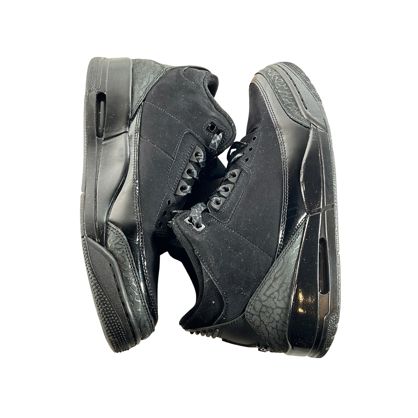 CT8532 001 Jordan 3 Retro Black Cat (2025) [USED] - 9.5 M (Used) (No Box)