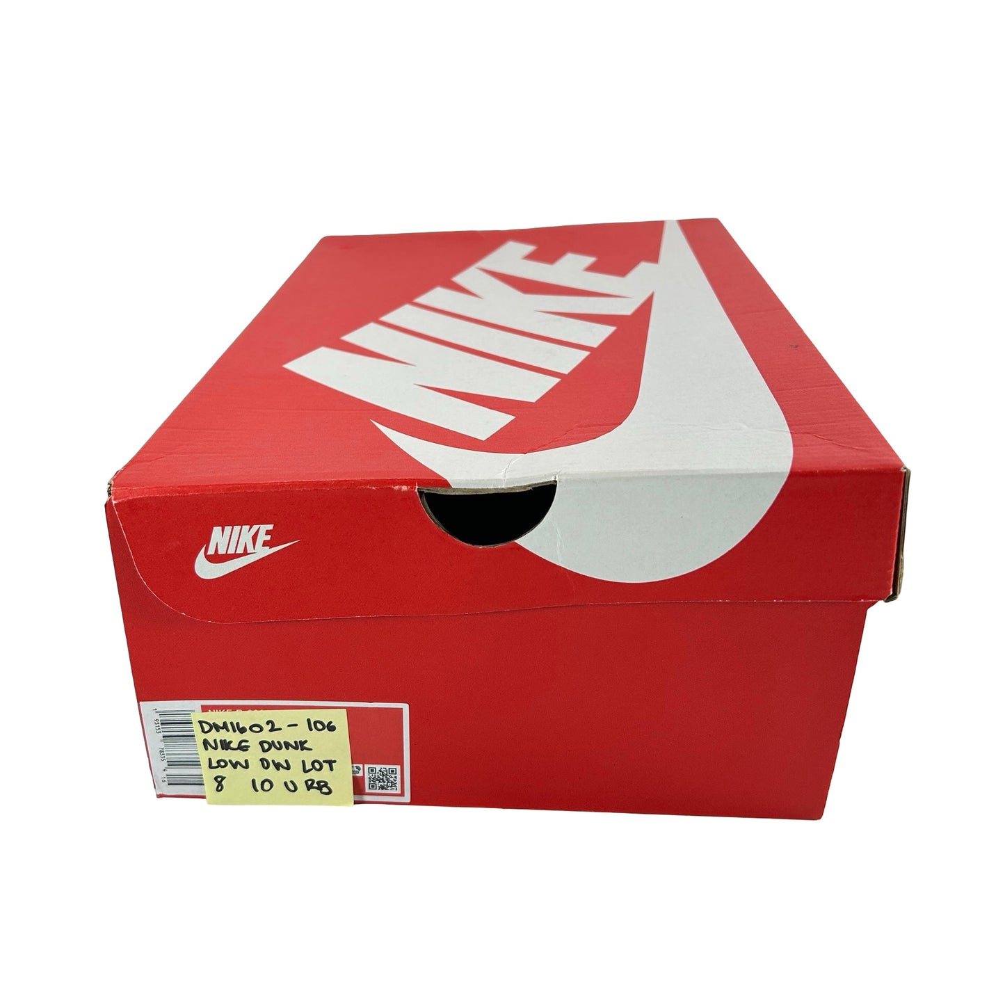 DM1602 106 Nike Dunk Low Off-White Lot 8 [USED] - 10 M (Used) (Replace Box)