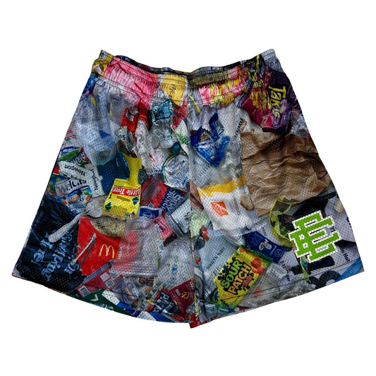 Eric Emanuel x AssPizza Garbage Mesh Shorts [USED] - XL (Used)