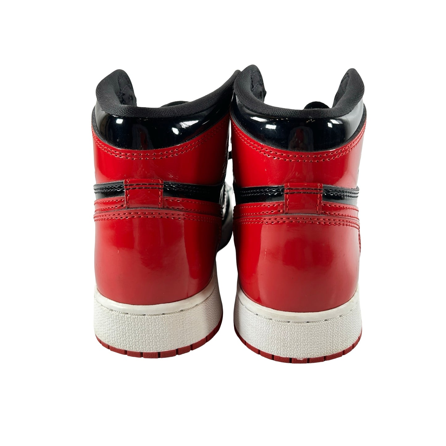 575441 063 Jordan 1 Retro High OG Patent Bred (GS) [USED] - 7 Y (Used) (No Box)