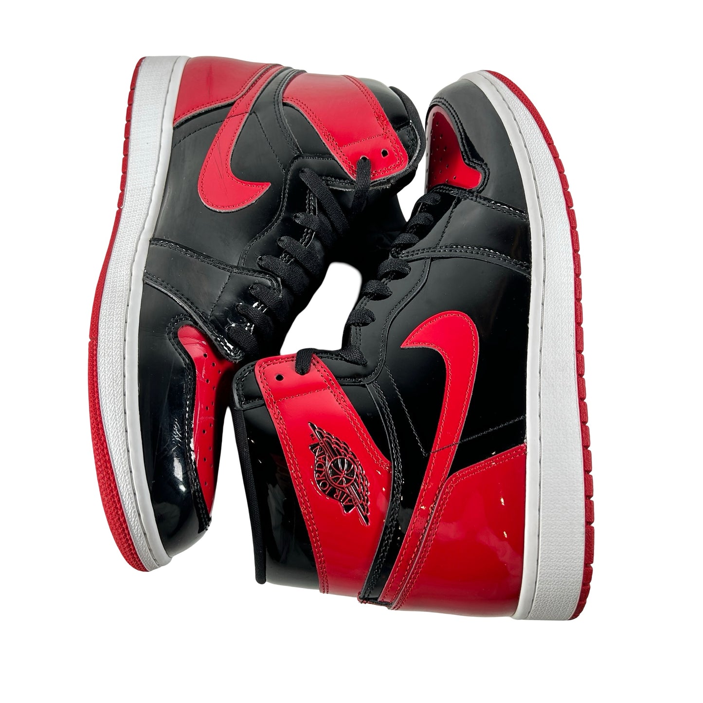 555088 063 Jordan 1 Retro High OG Patent Bred [USED] - 13 M (Used6)