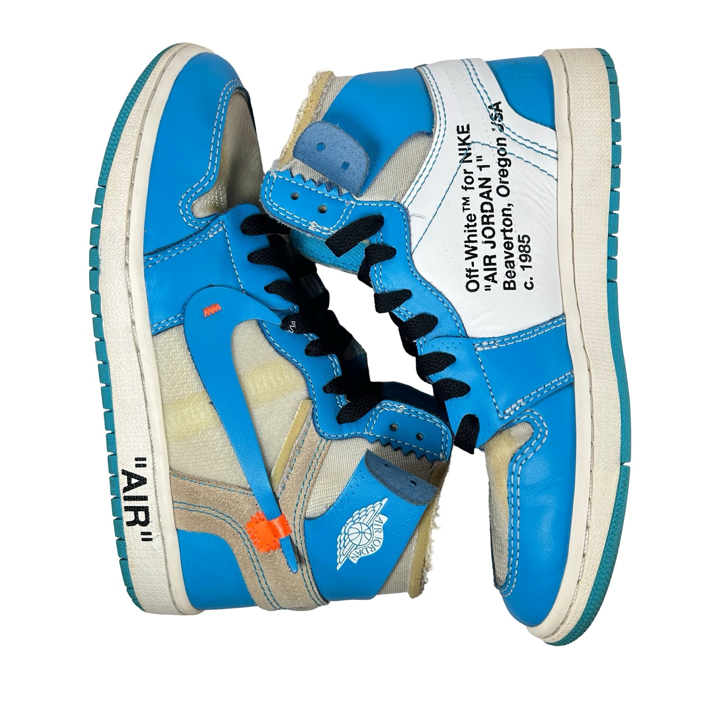 AQ0818 148 Jordan 1 Retro High Off-White UNC [USED] - 5 Y (Used) (Replace Box)