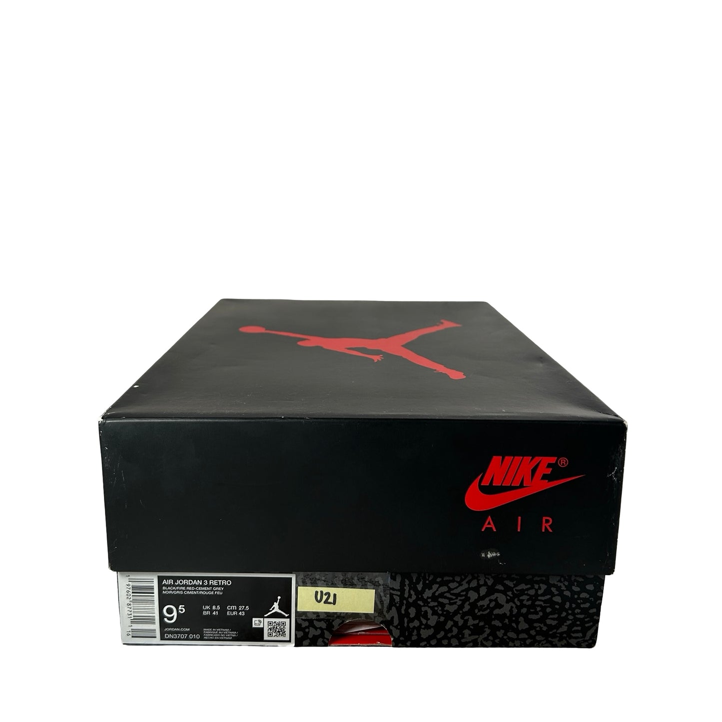 DN3707 010 Jordan 3 Retro Black Cement Reimagined (2024) [USED] - 9.5 M (Used21)