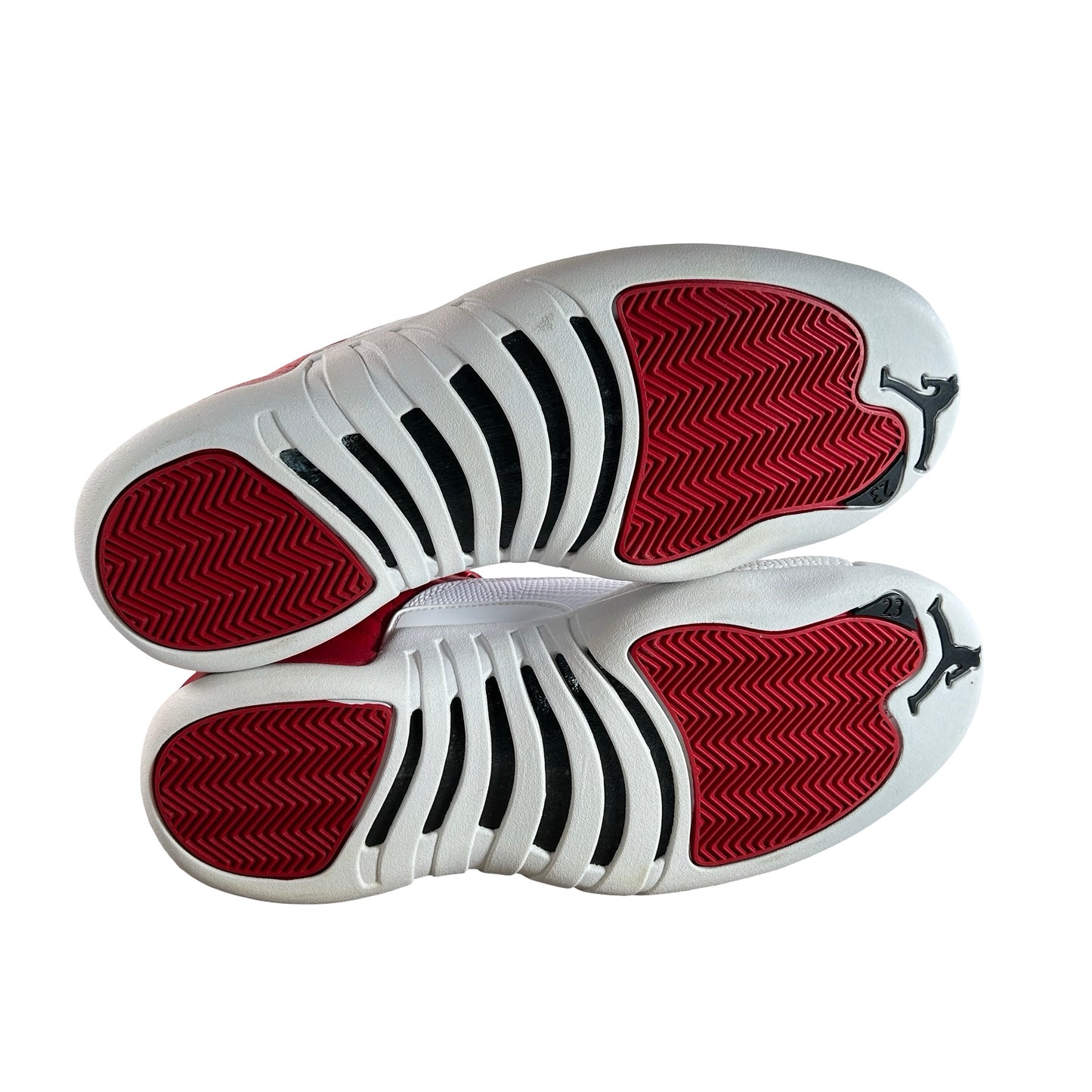 130690 600 Jordan 12 Retro Gym Red - 10.5 M (Yellowing)