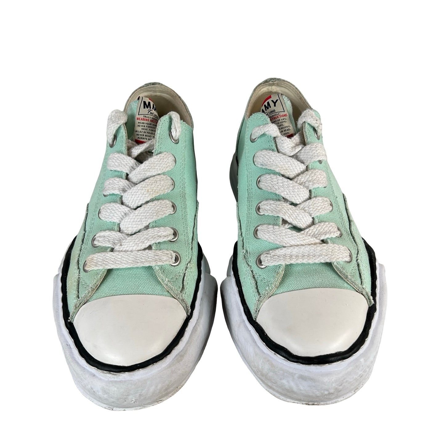 A01FW702 Maison Mihara Yasuhiro Peterson OG Sole Canvas Low Green USED] - 12 M (Used)